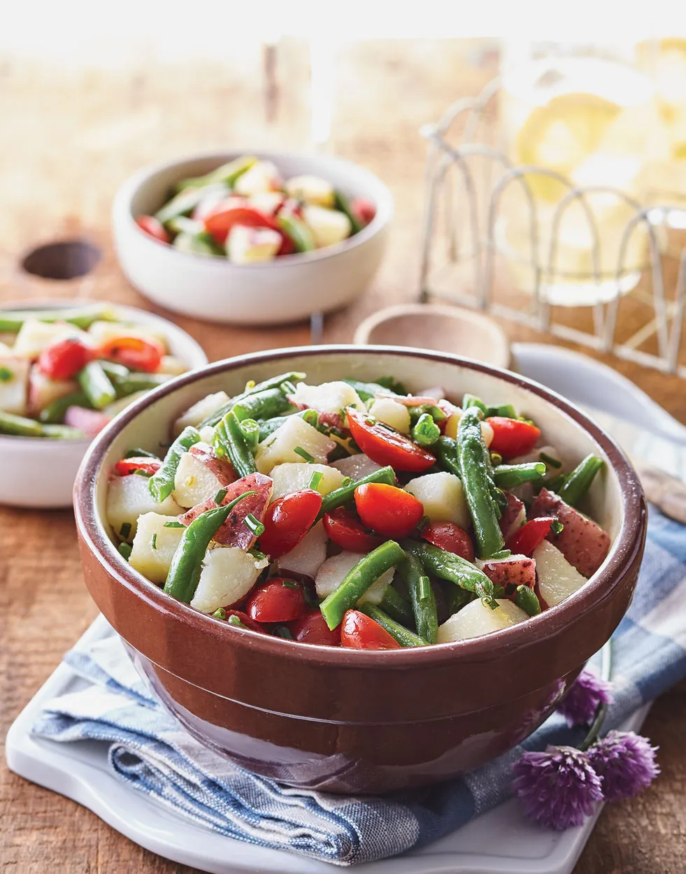 Green Bean Tomato Potato Salad