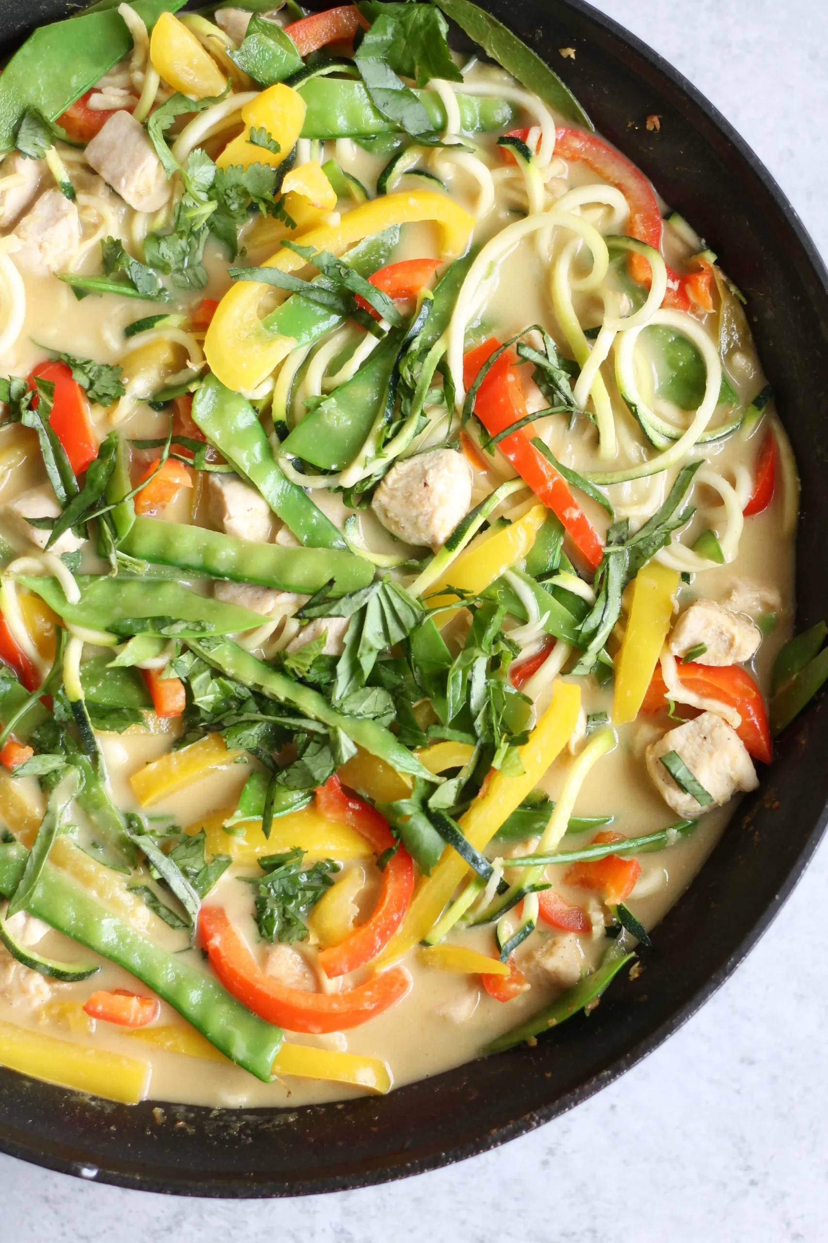 Green Curry Chicken Noodles