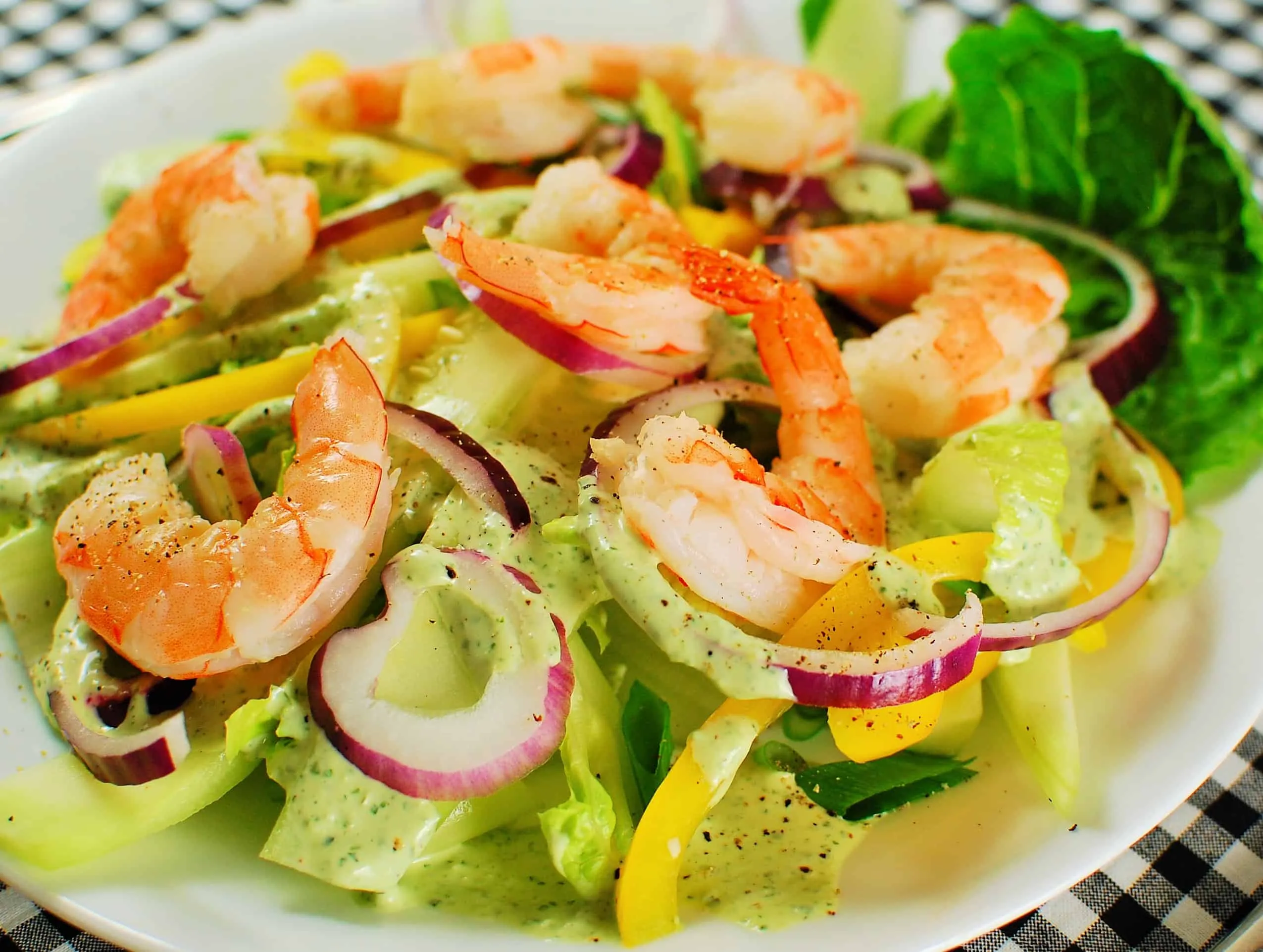 Green Goddess Shrimp Salad