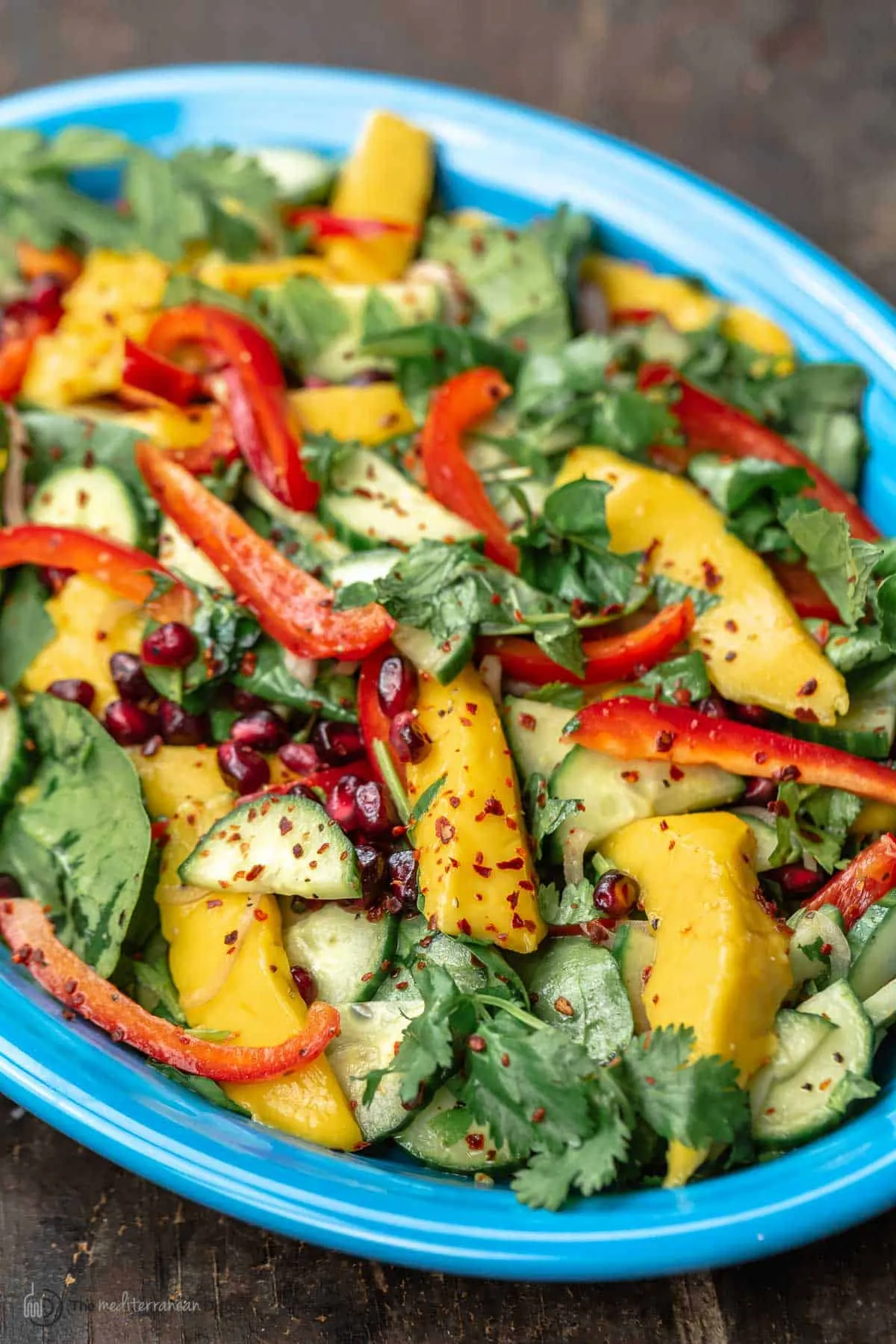 Green Mango Salad with Cilantro Vinaigrette