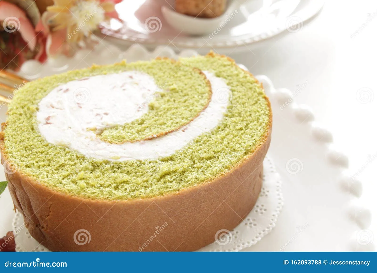 Green Tea Swiss Roll