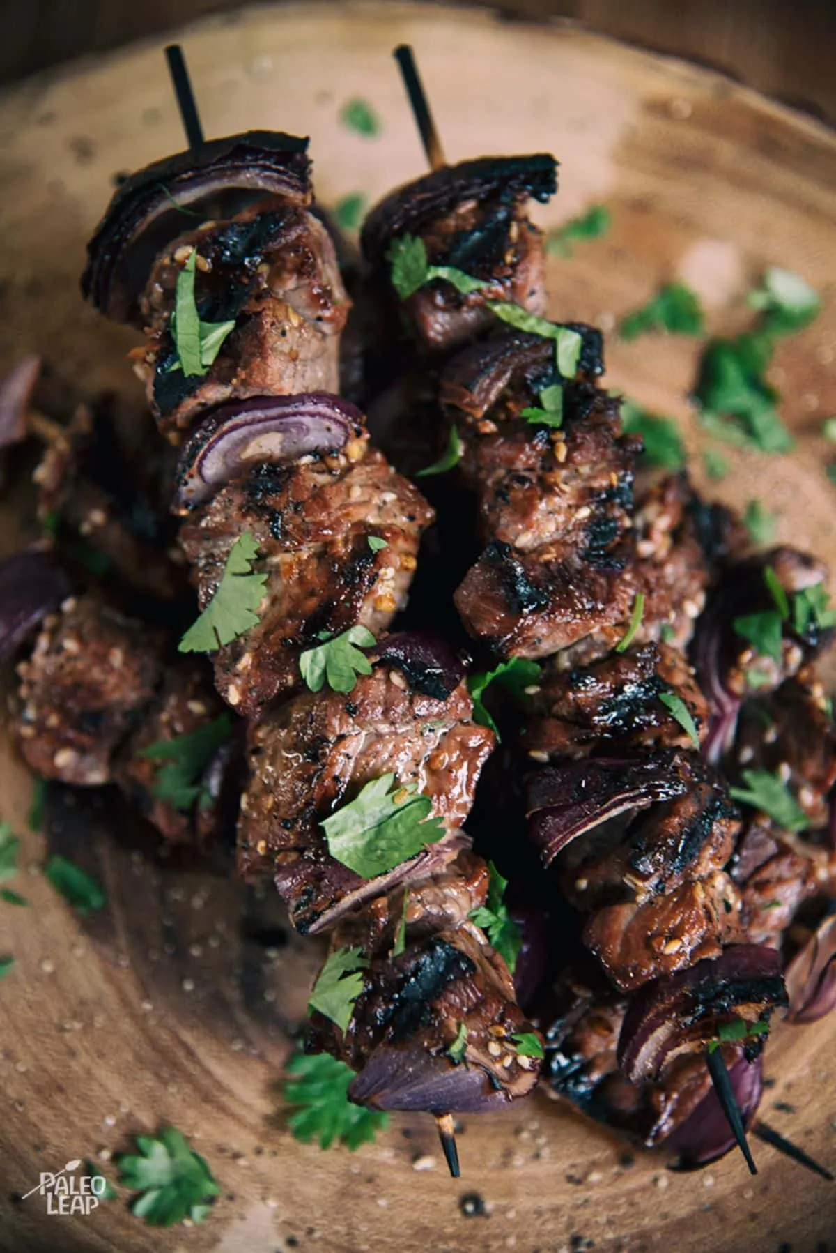 Grilled Asian Balsamic Steak Skewers