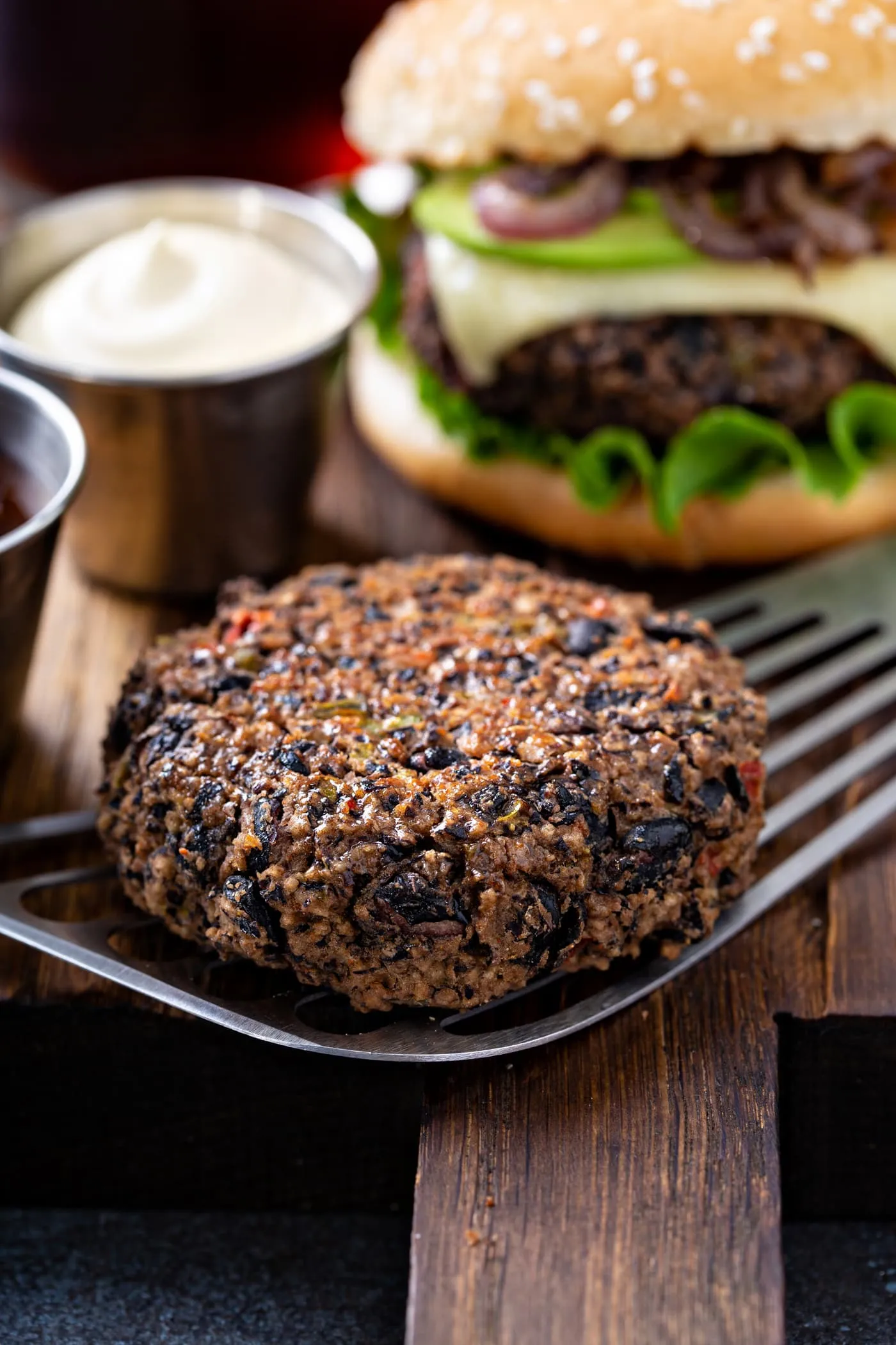 Grilled Black Bean Burgers