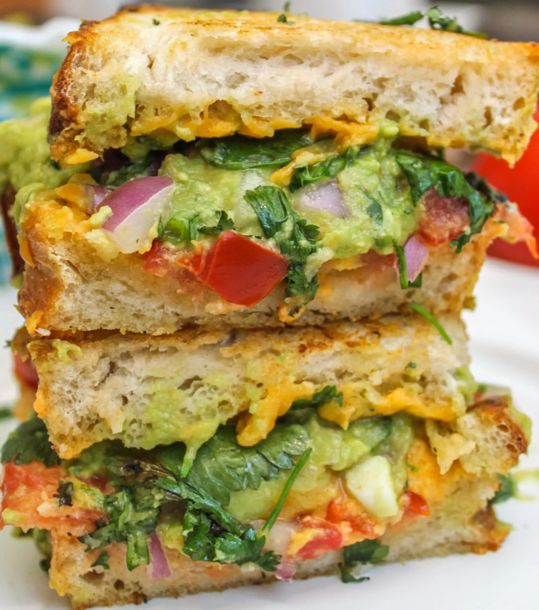 Grilled Cheese with Guacamole