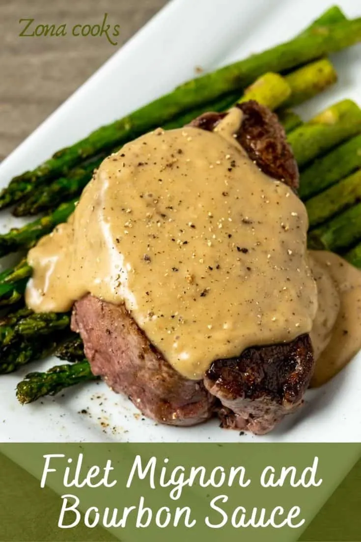 Grilled Filet Mignon with Knob Creek Bourbon Peppercorn Sauce