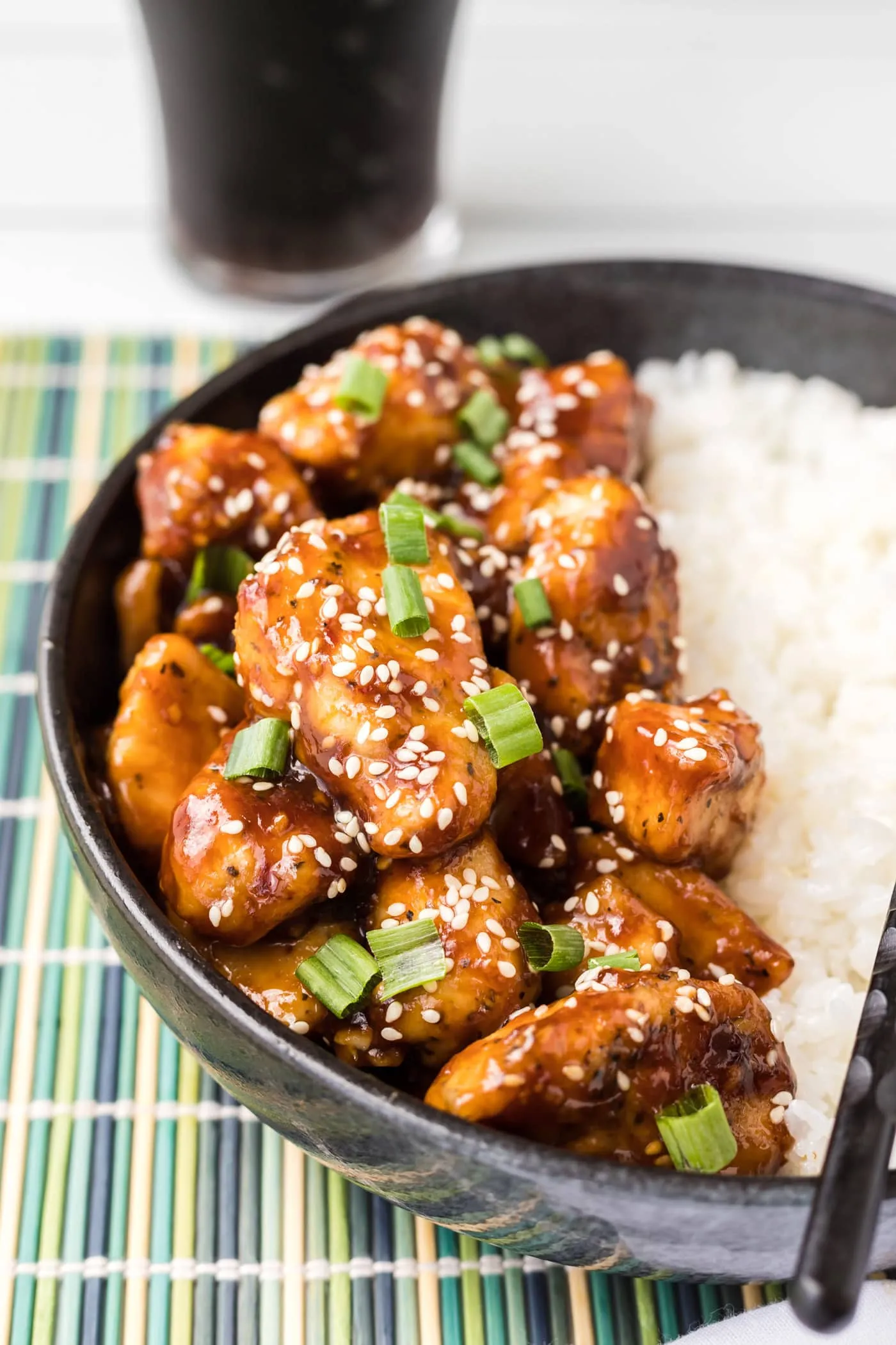 Grilled General Tso Chicken Strips