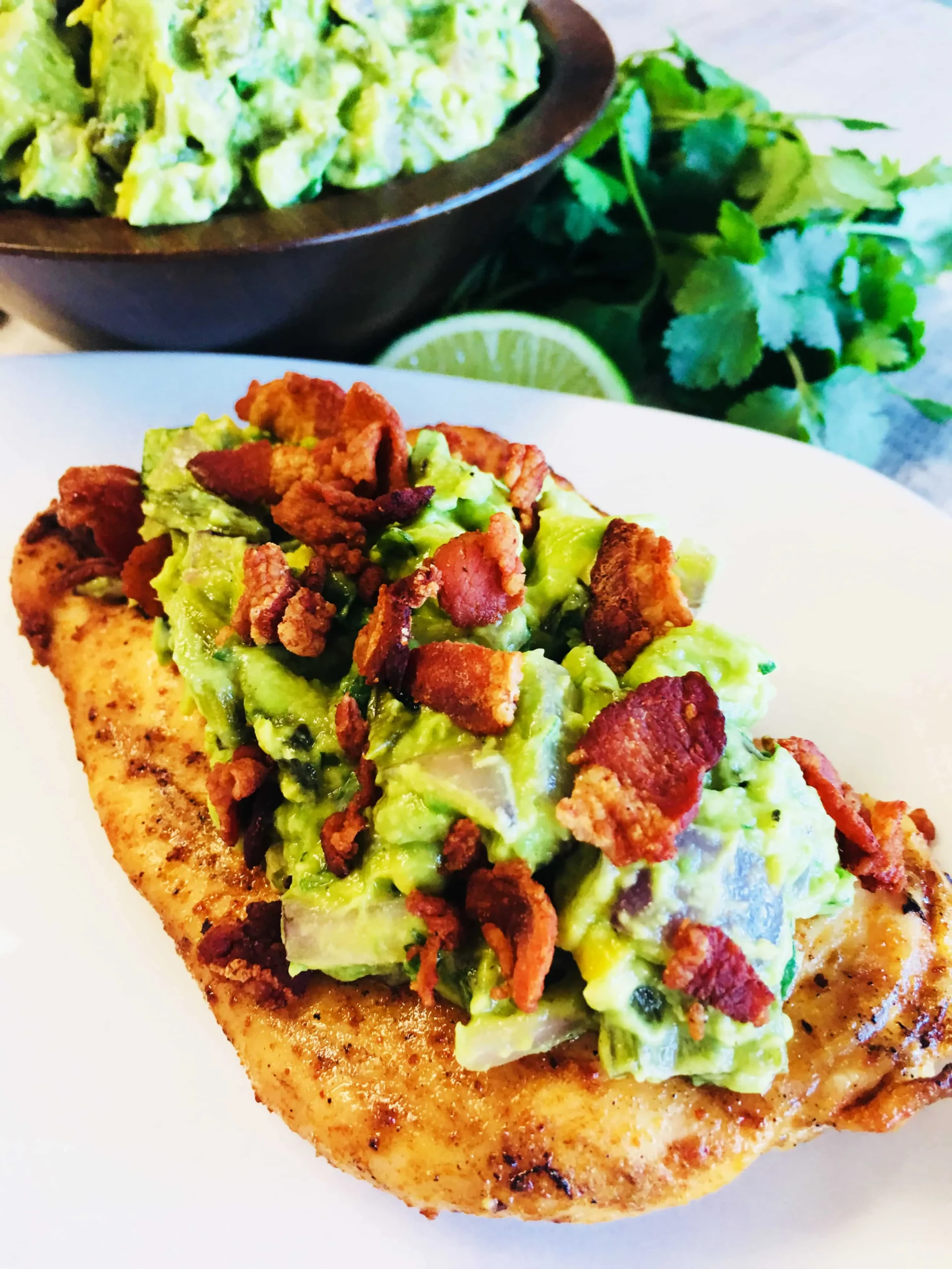 Grilled Guacamole Chicken Shrimp
