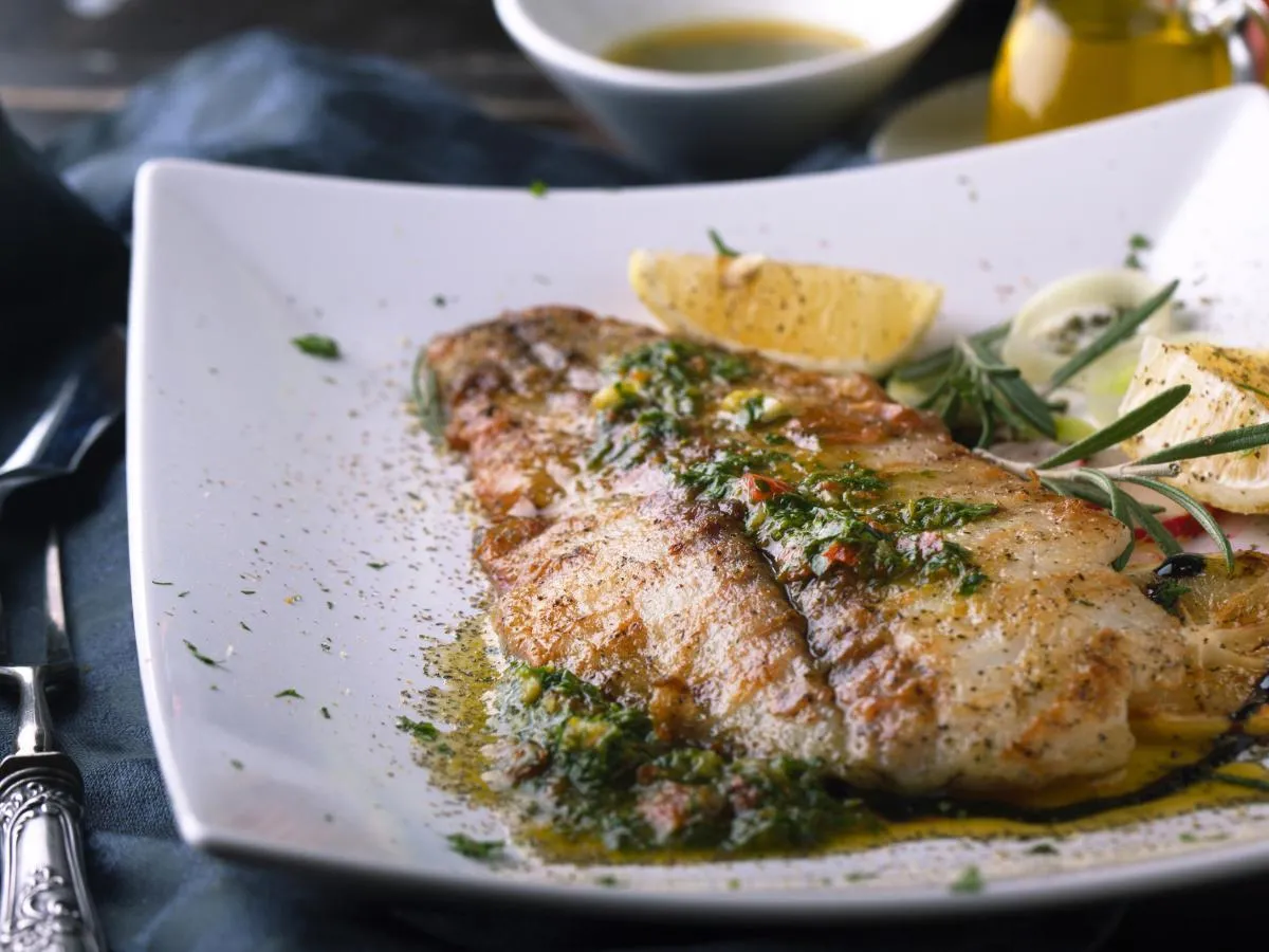 Grilled Halibut with Chimichurri