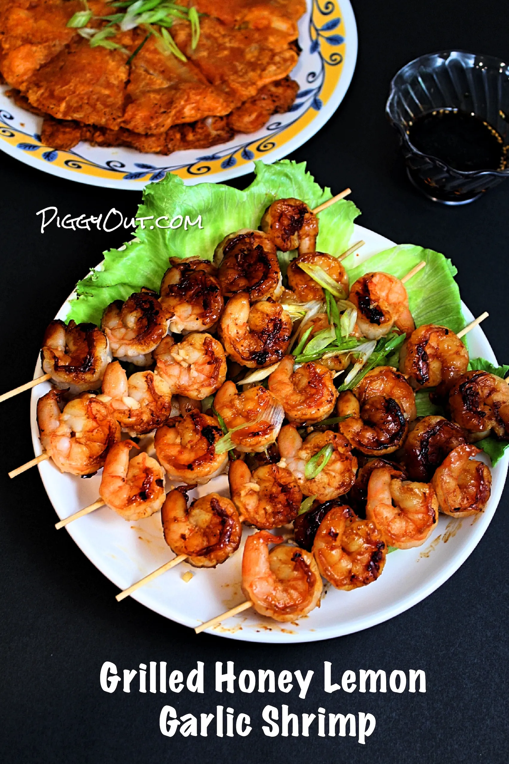 Grilled Honey Lemon Shrimp