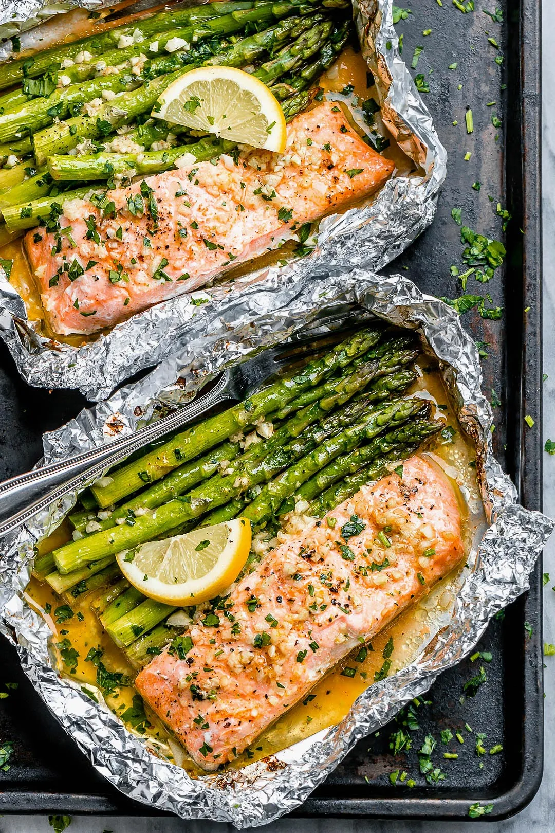Grilled Salmon Foil Packs with Veggies