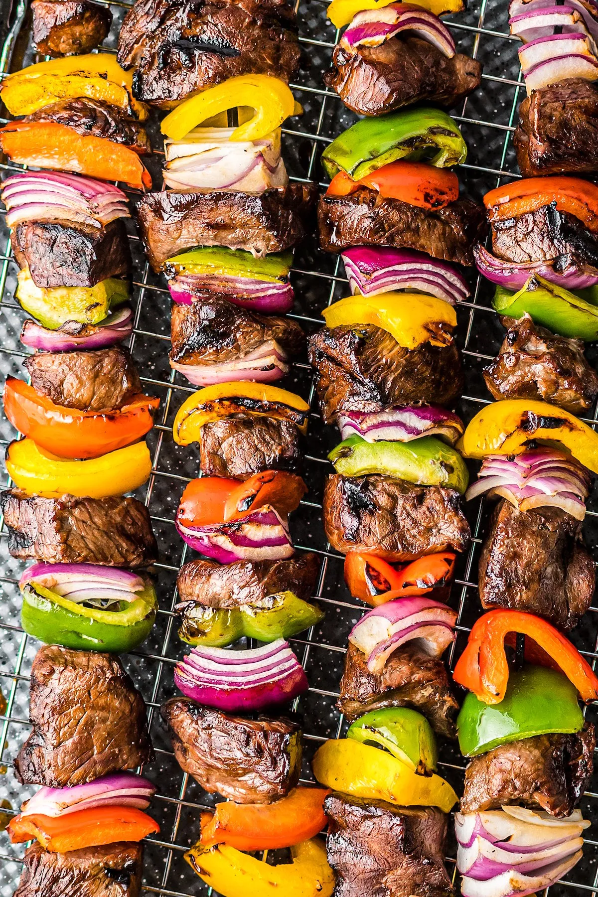 Grilled Steak and Veggie Kebabs