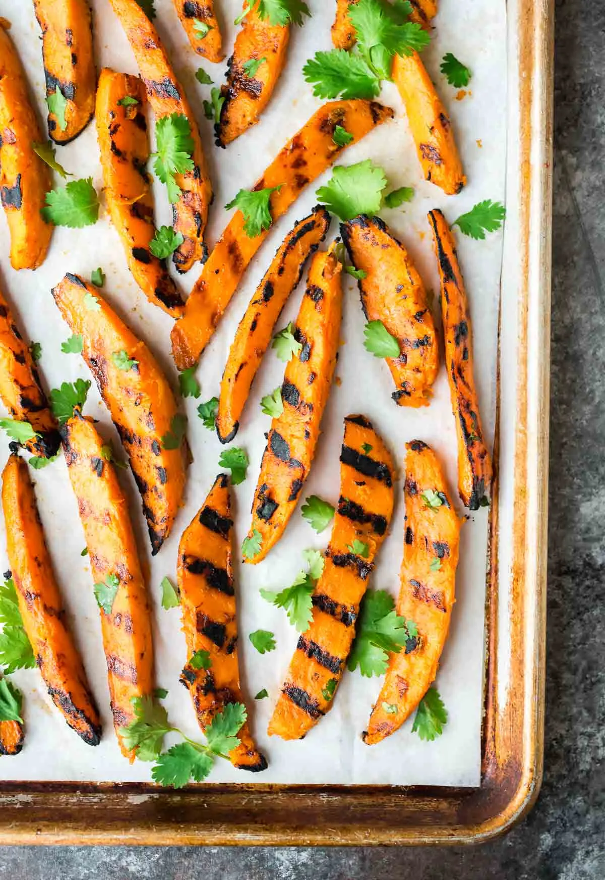 Grilled Sweet Potato Chips