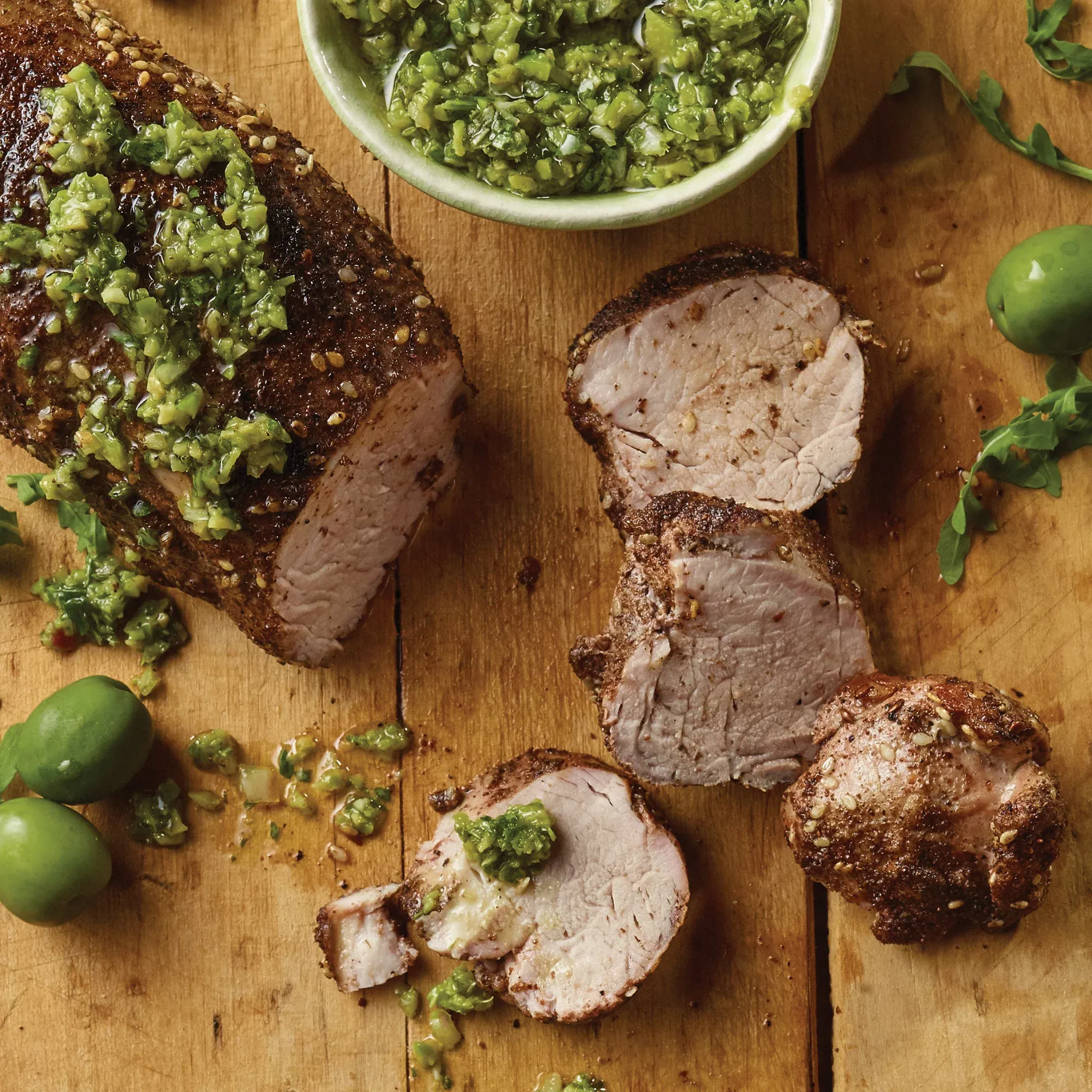 Grilled Zaatar Pork Loin