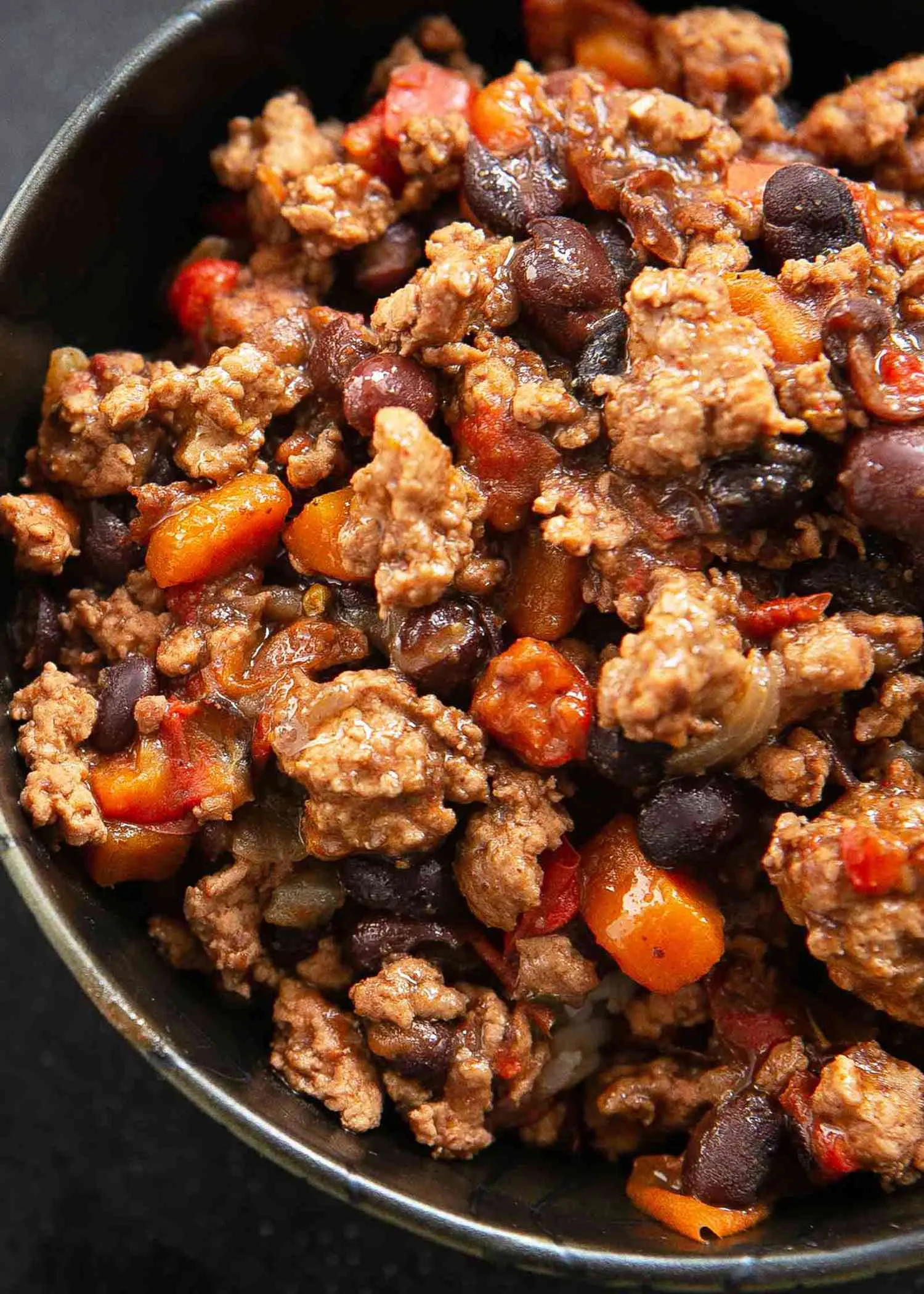 Ground Turkey Black Bean Chili