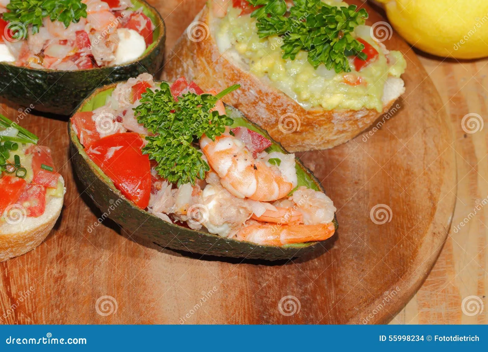 Guacamole and Tuna Stuffed Avocado