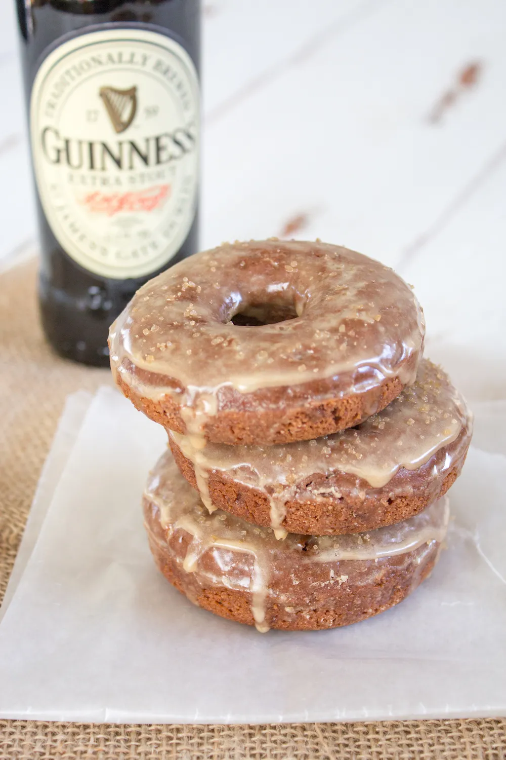 Guinness Chocolate Glazed Donut Holes