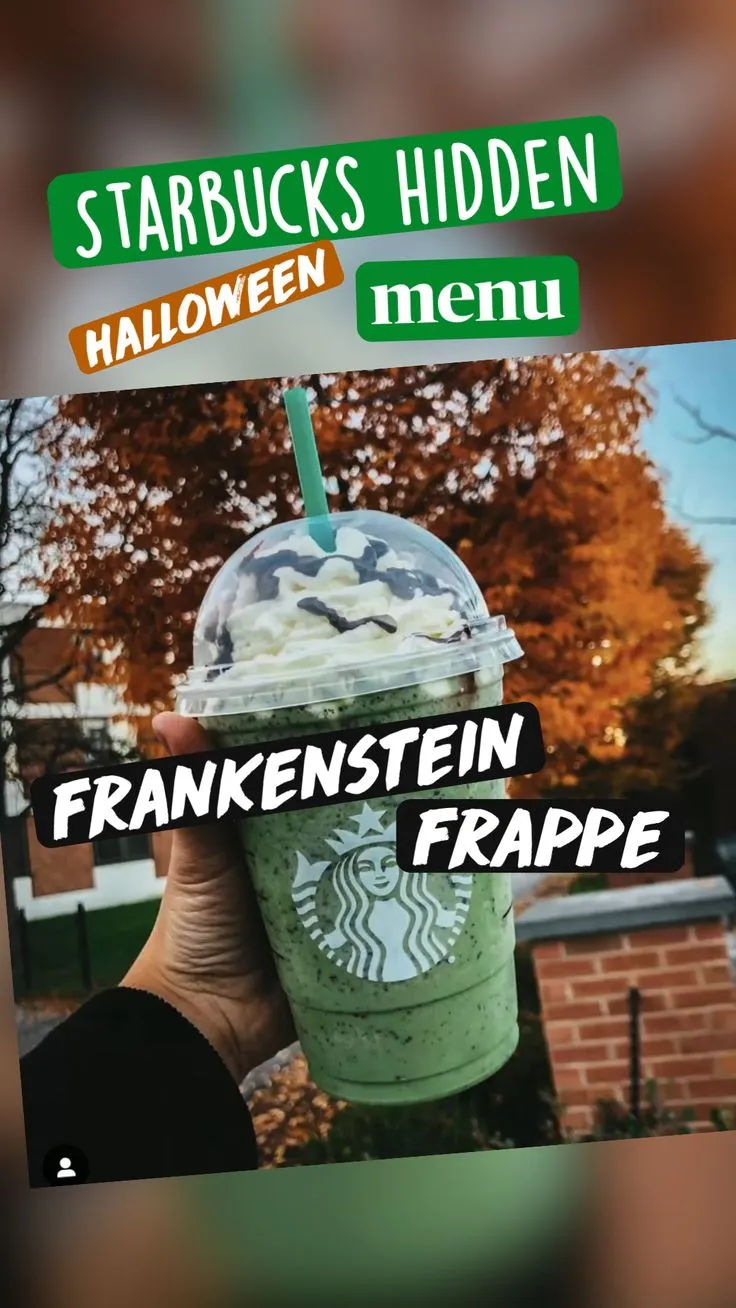 Halloween Eggnog Frappuccino (Starbucks Secret Menu)