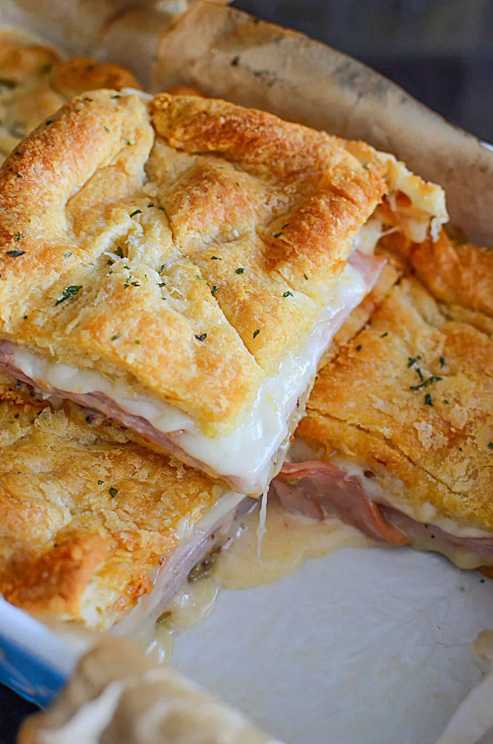 Ham and Cheese Sandwich Casserole