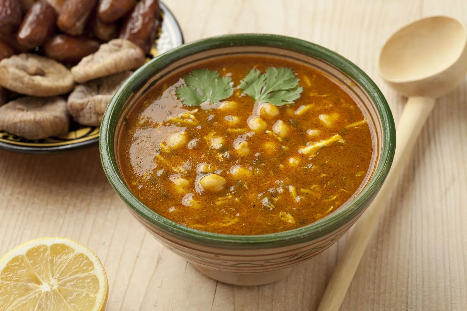Harira Moroccan Chickpea and Lentil Soup