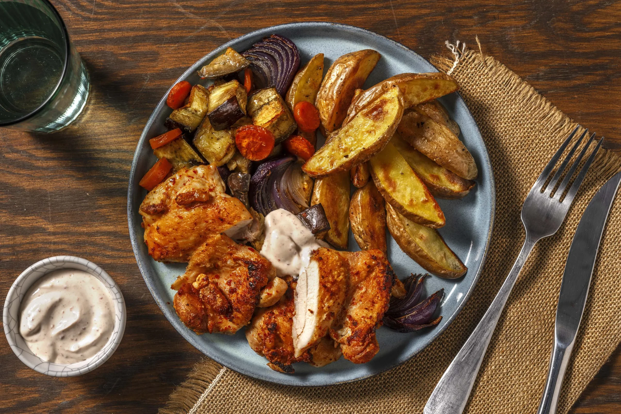 Harissa Chicken and Vegetables