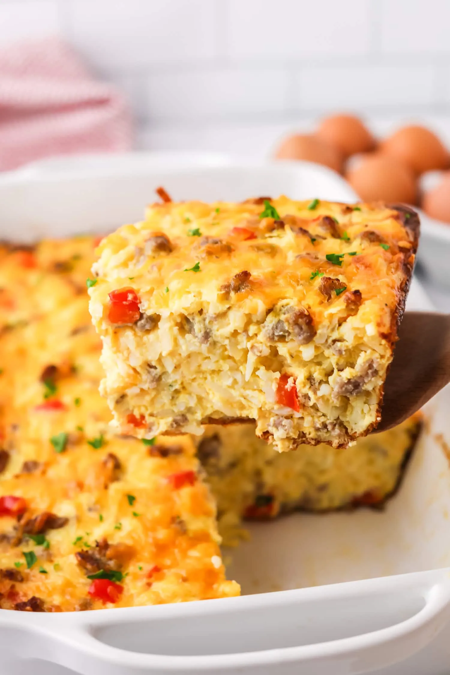Hash Brown Breakfast Casserole with Sausage