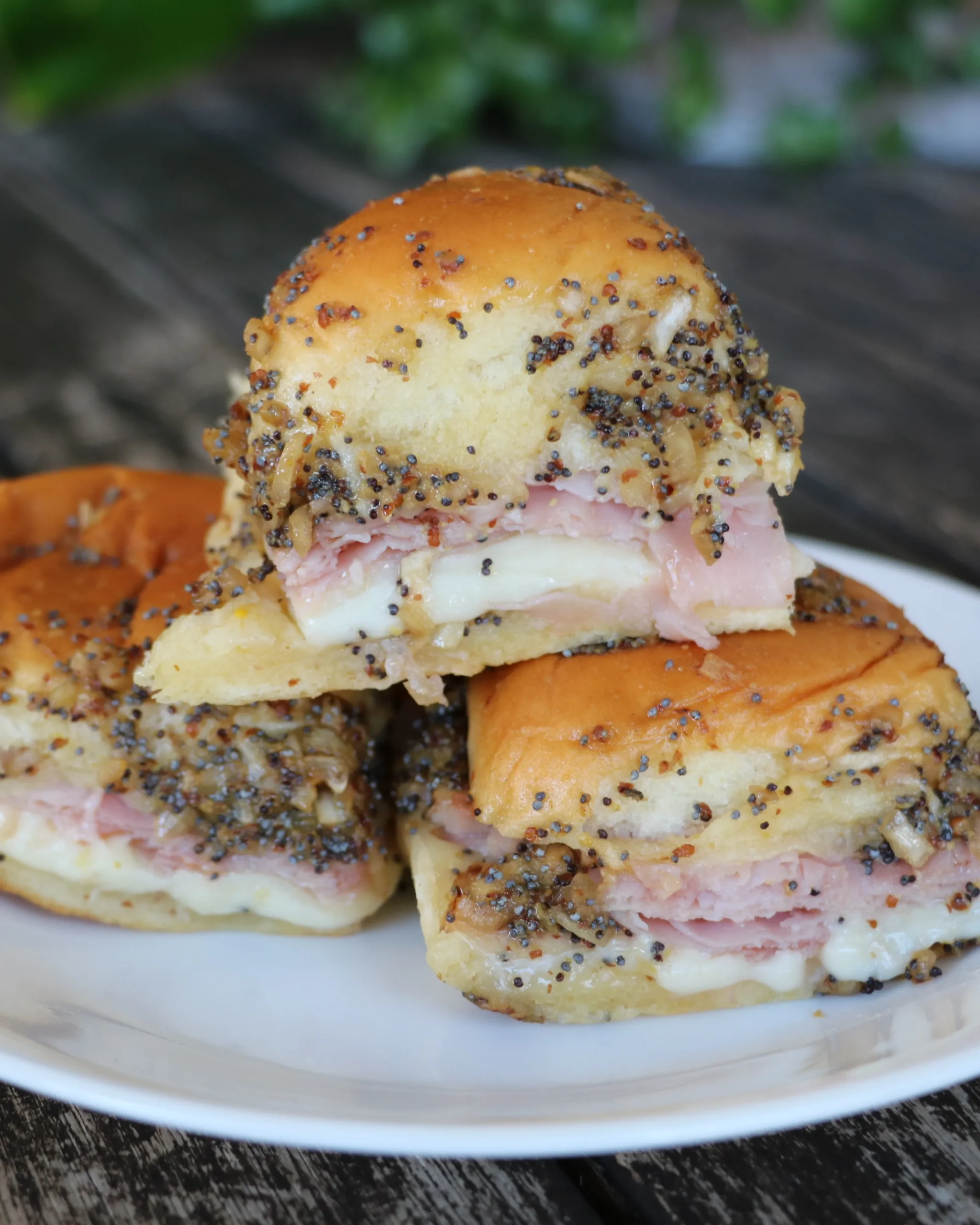 Hawaiian Ham Cheese Party Sandwiches