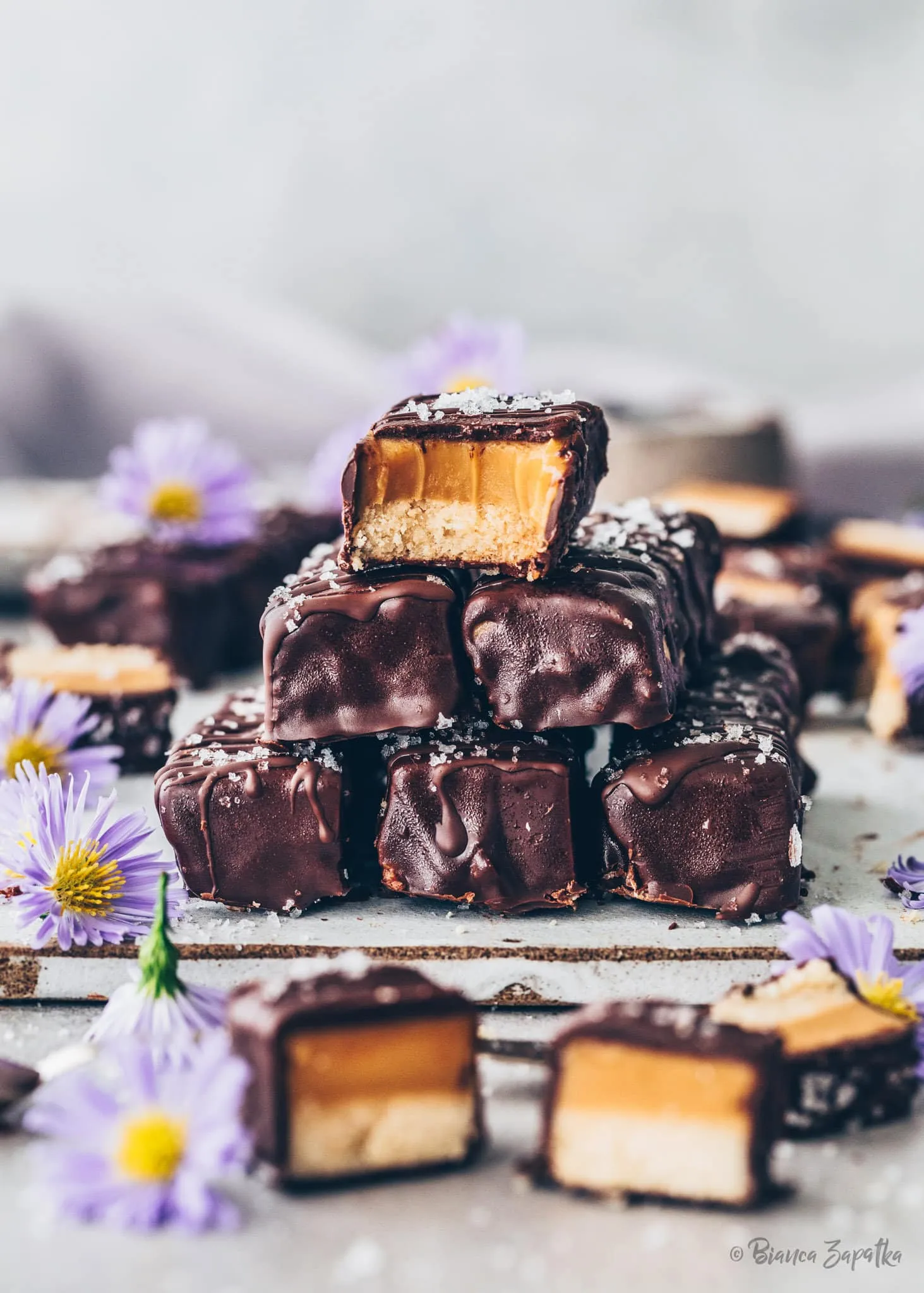 Healthier Halloween Treat Week Gluten Free Vegan Twix Bars