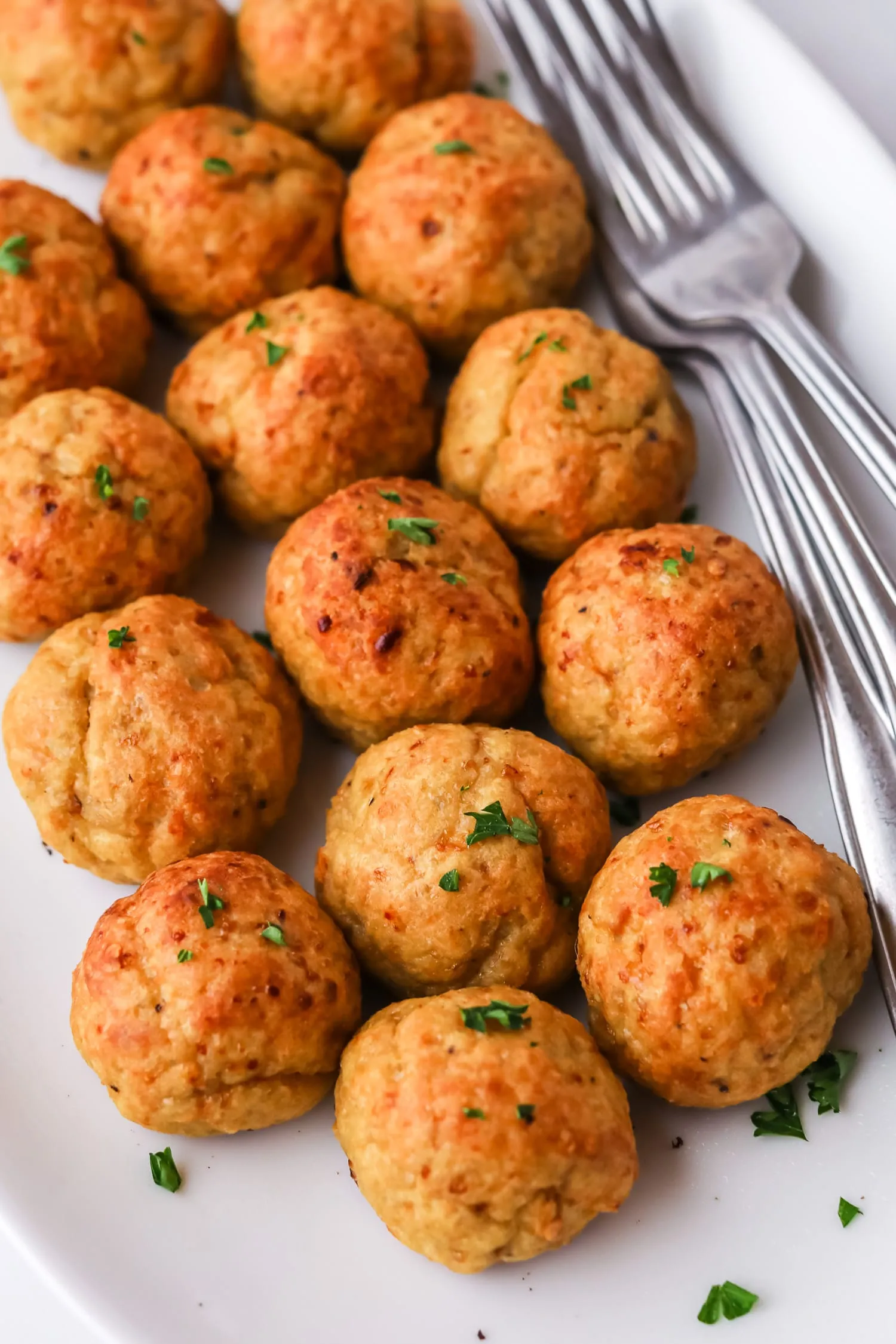 Healthy Baked Chicken Meatballs