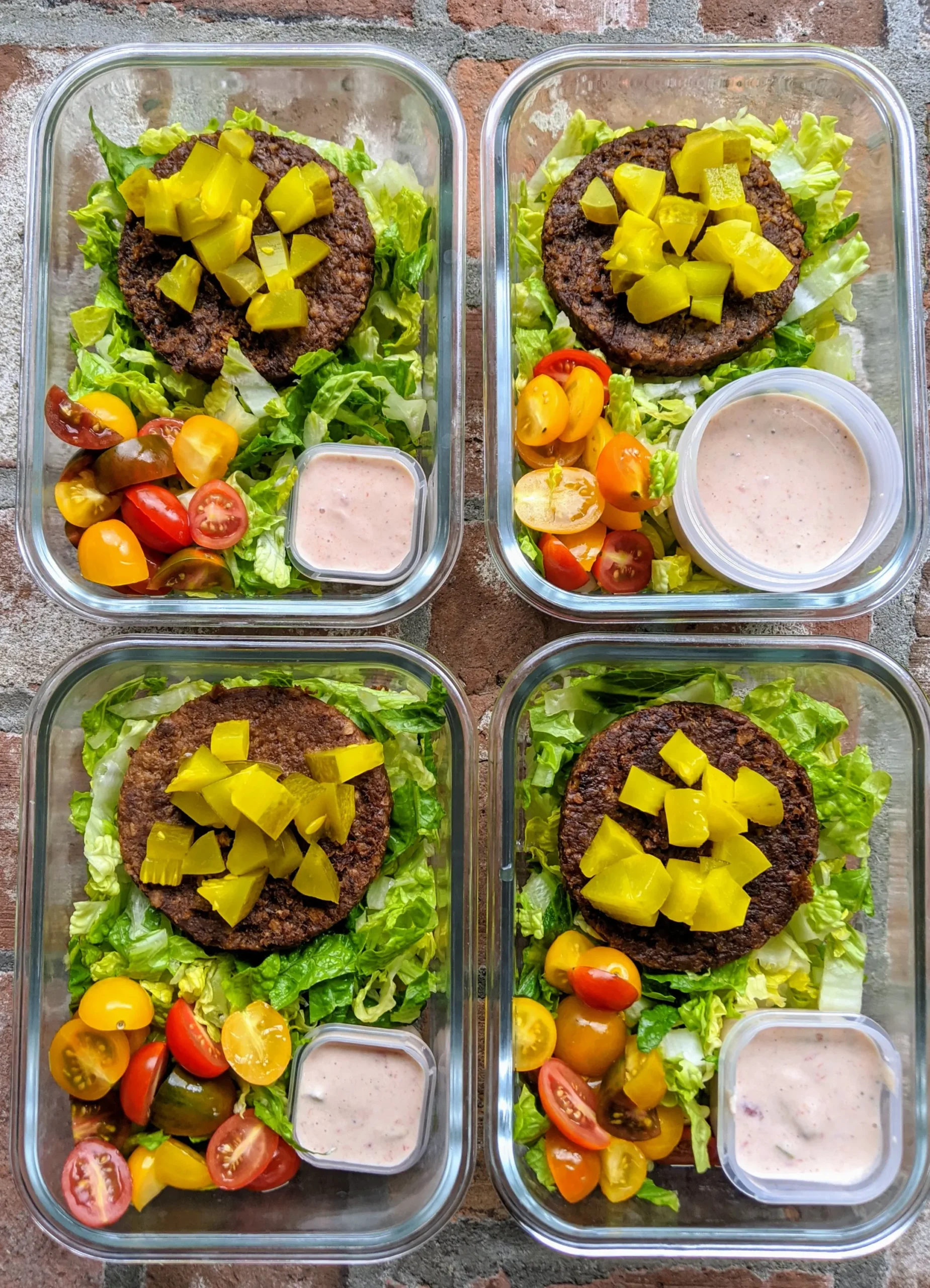 Healthy Big Mac Salad