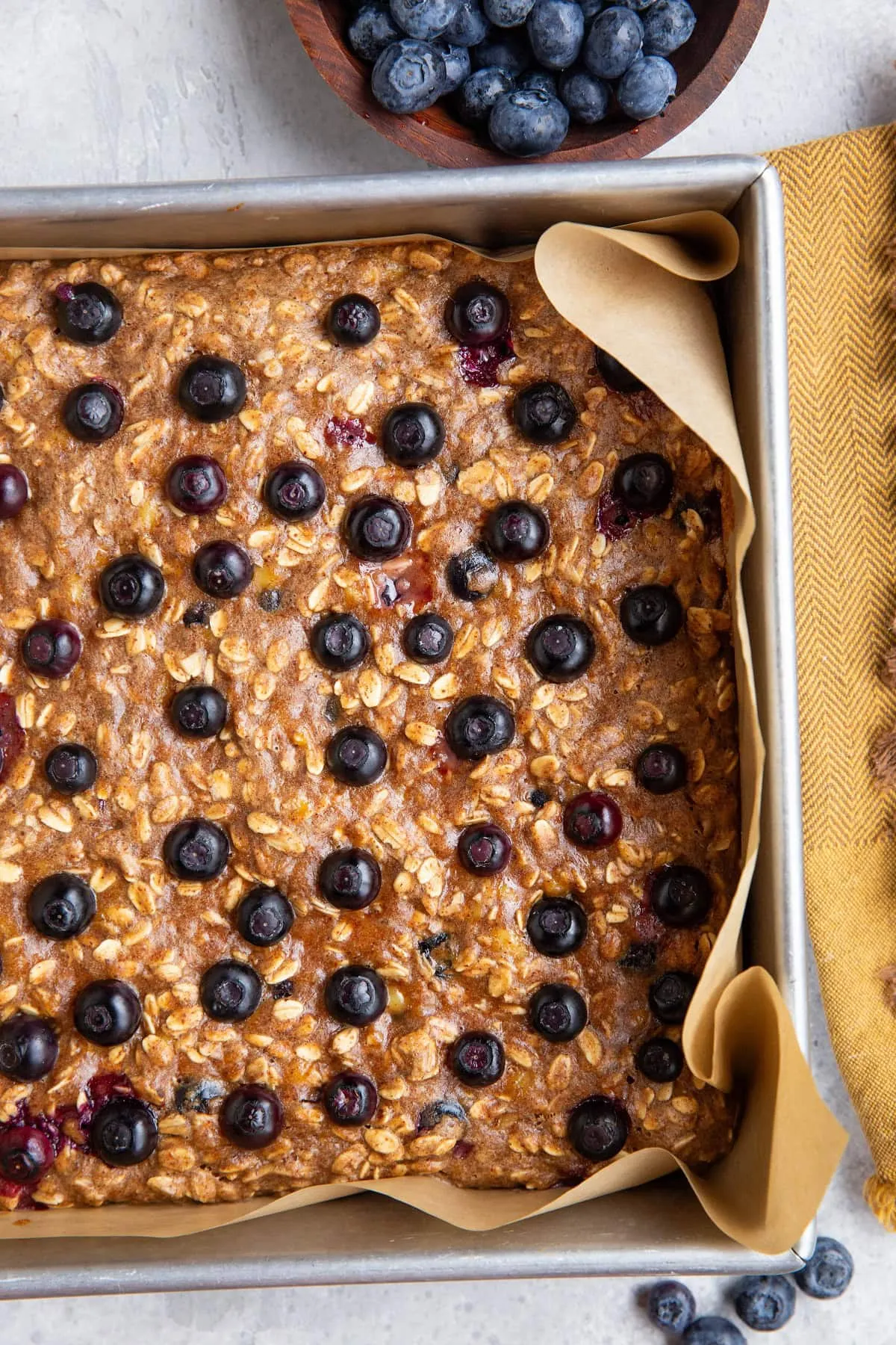 Healthy Blueberry Breakfast Bars