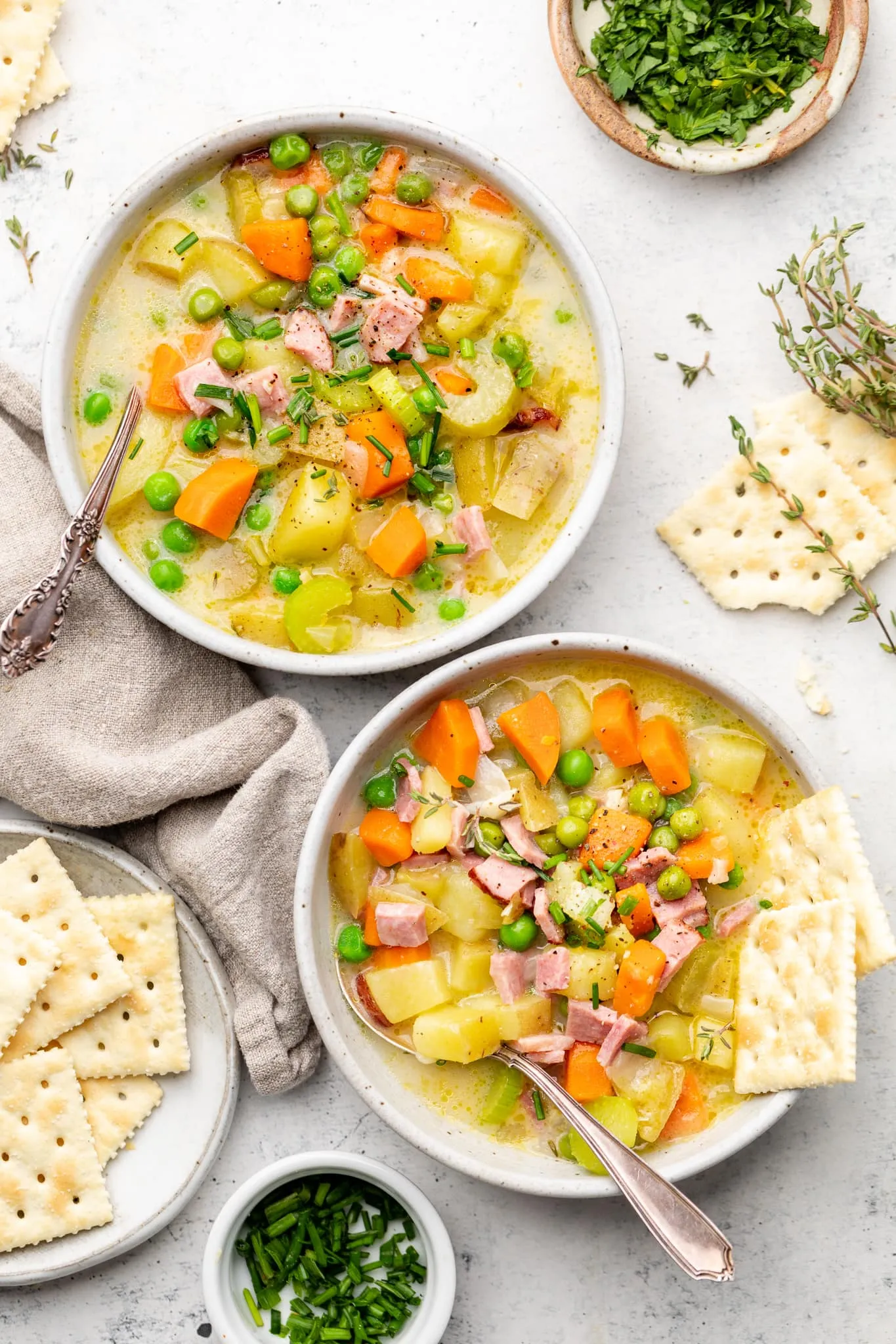 Healthy Ham and Potato Soup