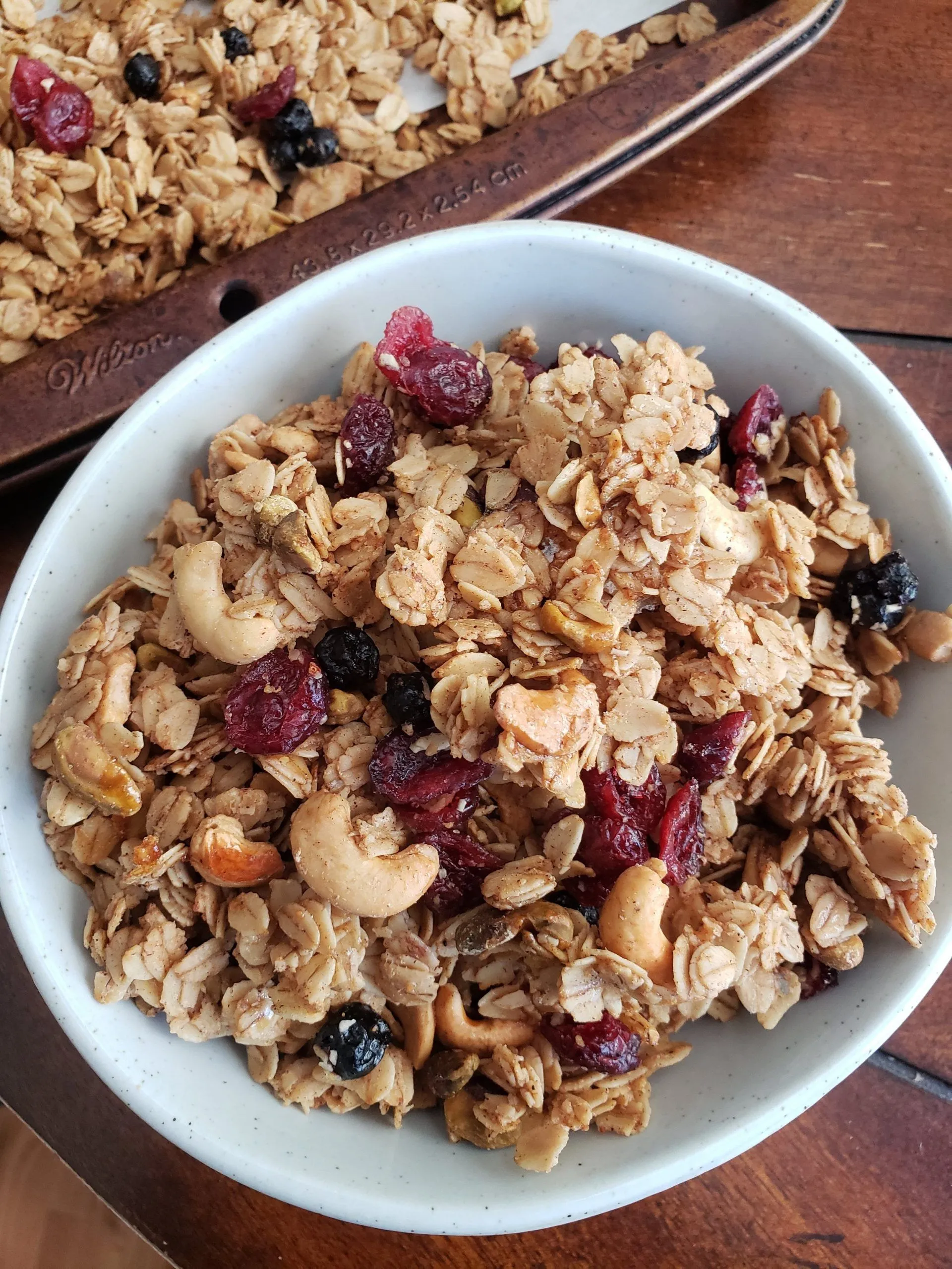 Healthy Maple Cinnamon Granola