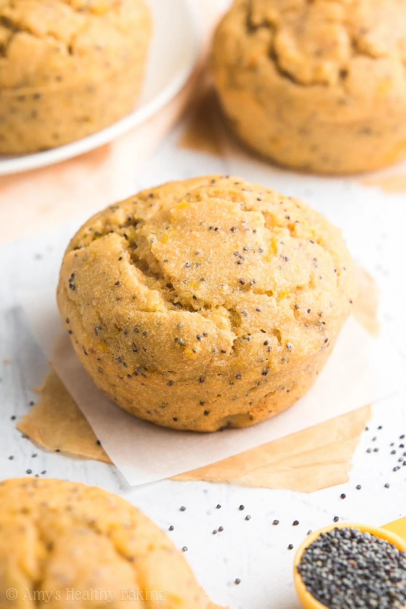 Healthy Poppy Seed Muffins