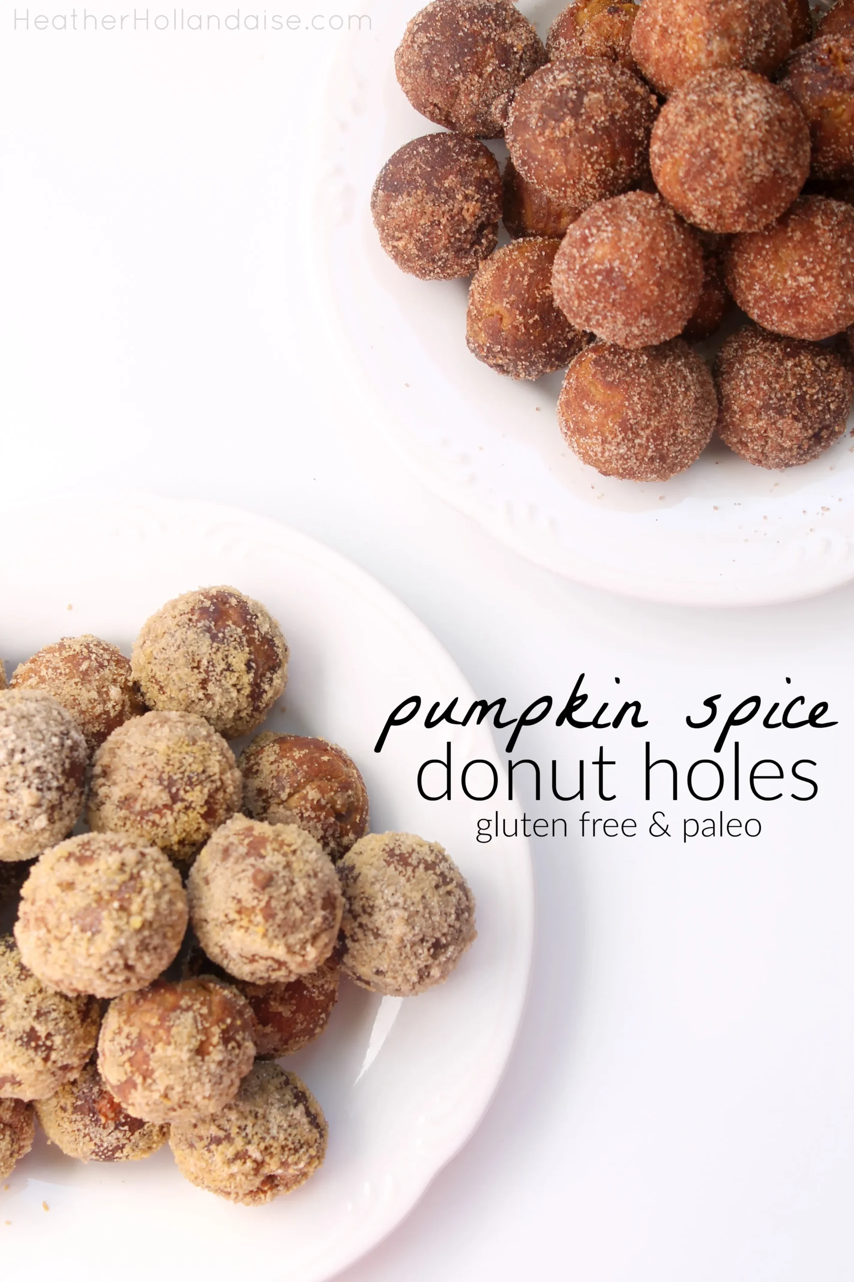 Healthy Pumpkin Donut Holes Paleo Gluten Free