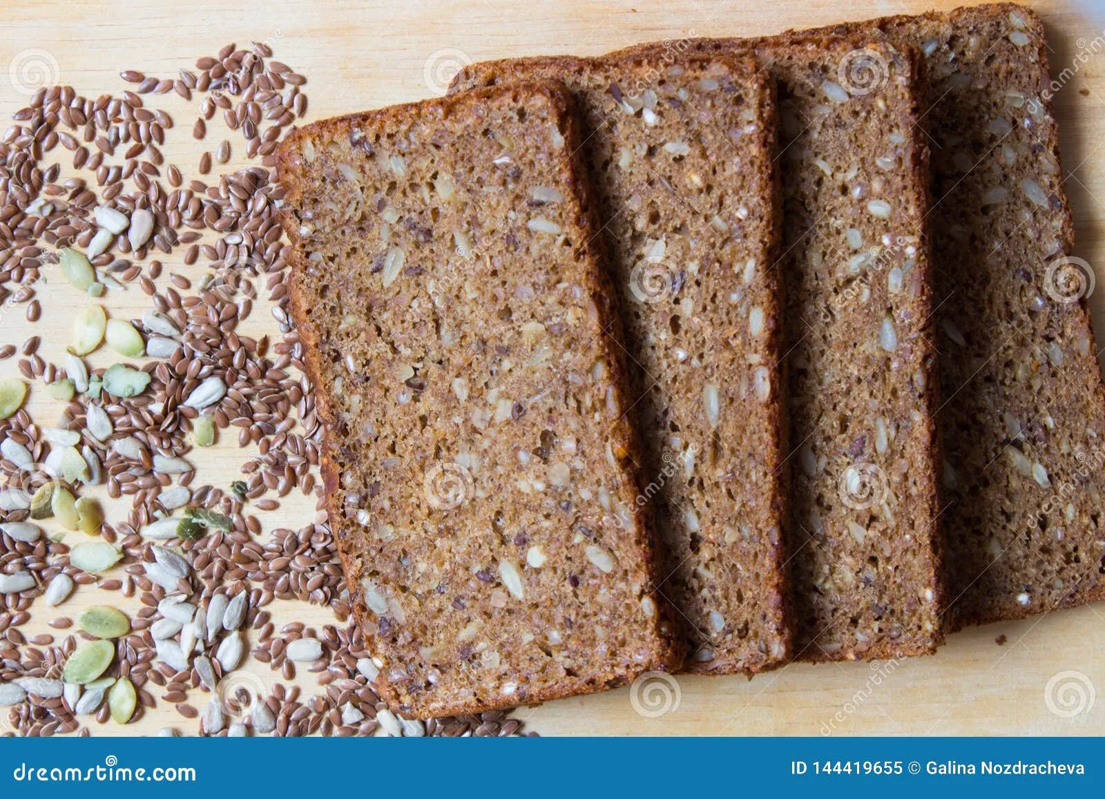 Healthy Pumpkin Flaxseed Bread