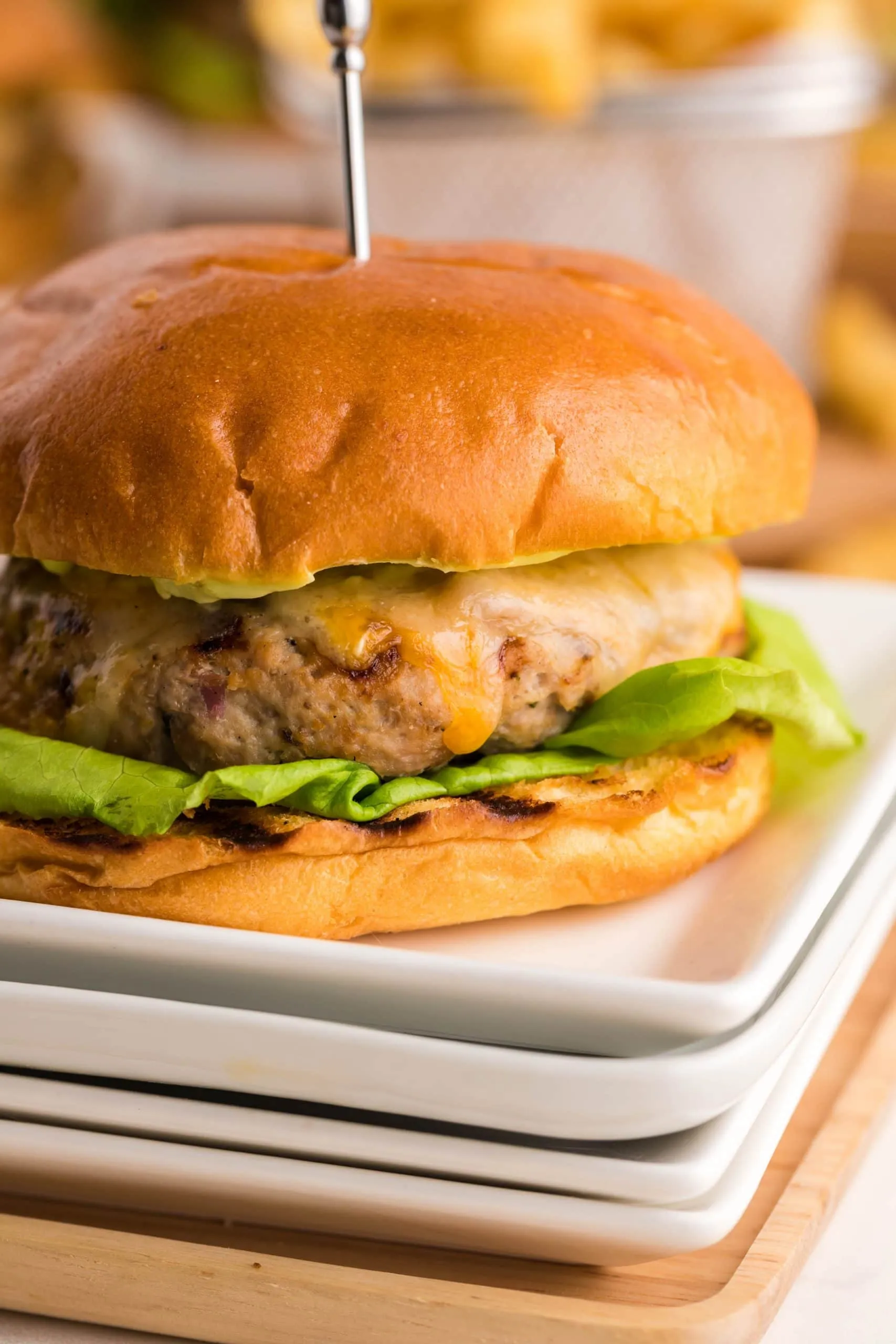 Healthy Ranch Turkey Burgers