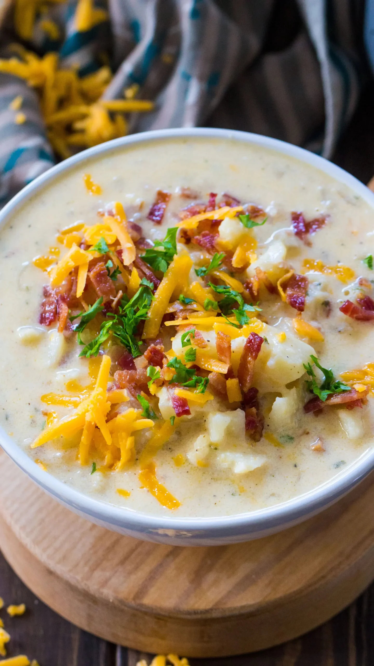 Healthy Slow Cooker Potato Soup