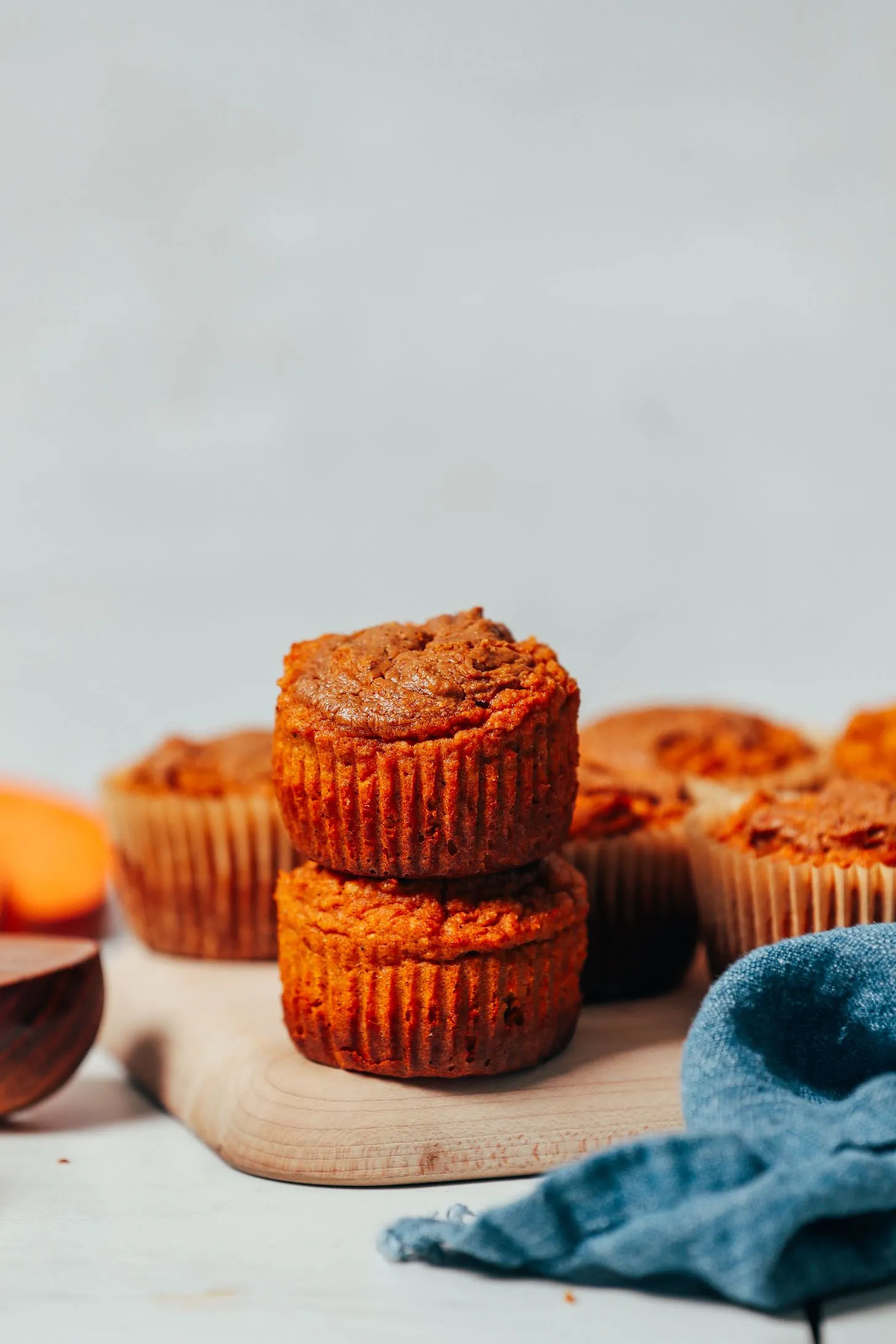 Healthy Sweet Potato Muffins (Vegan, GF)