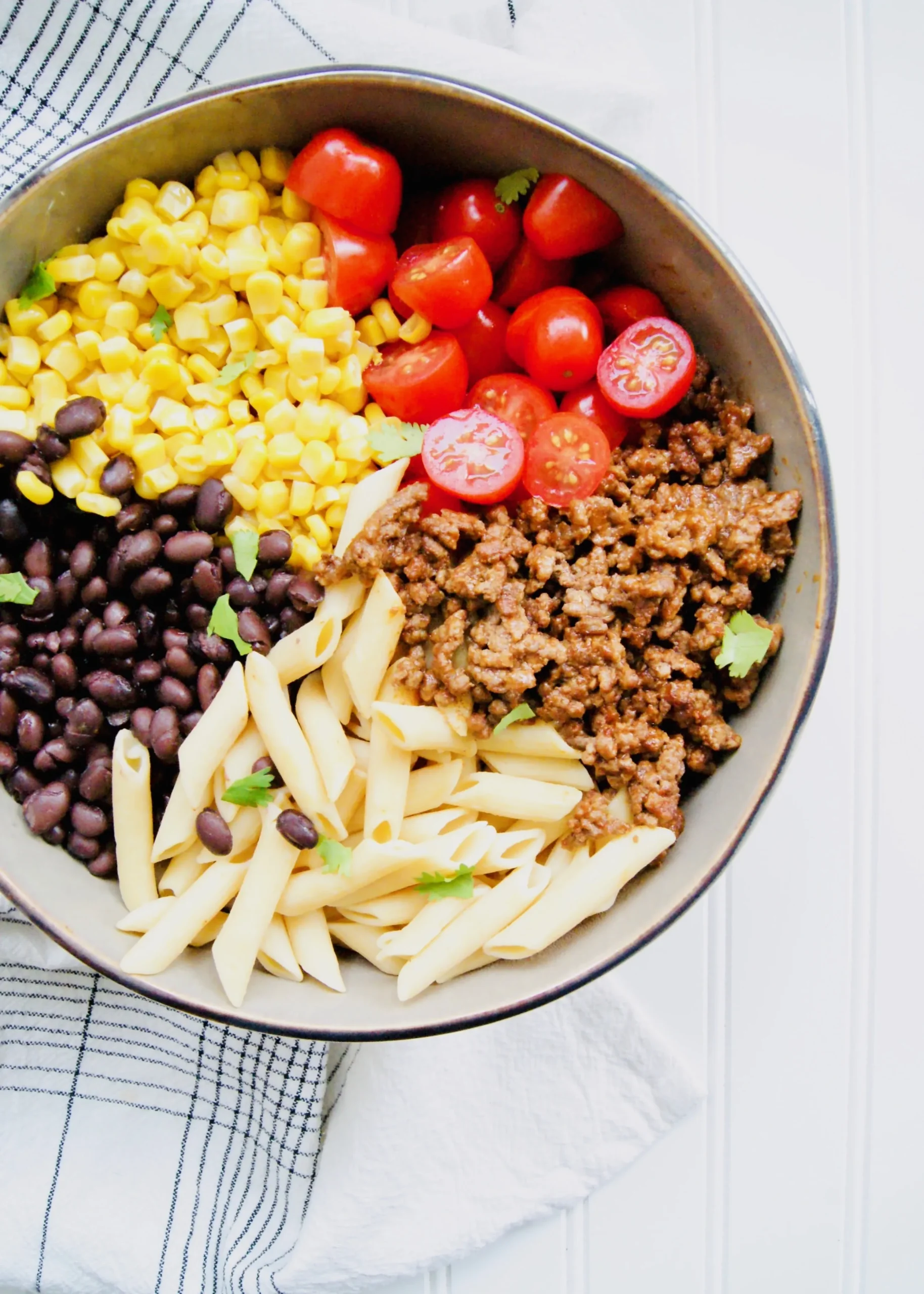 Healthy Taco Pasta Salad