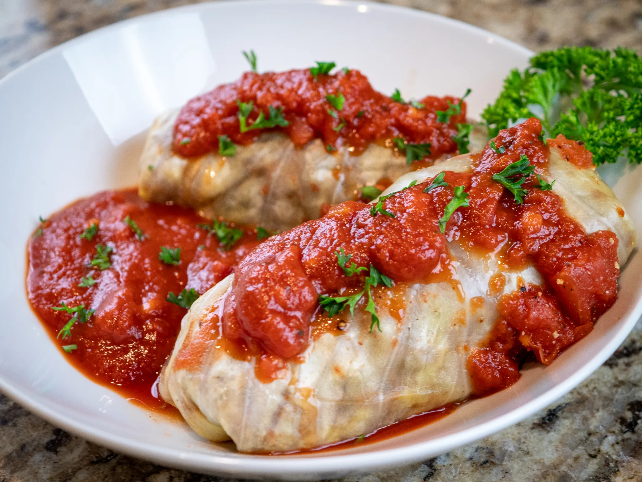 Healthy Vegan Stuffed Cabbage