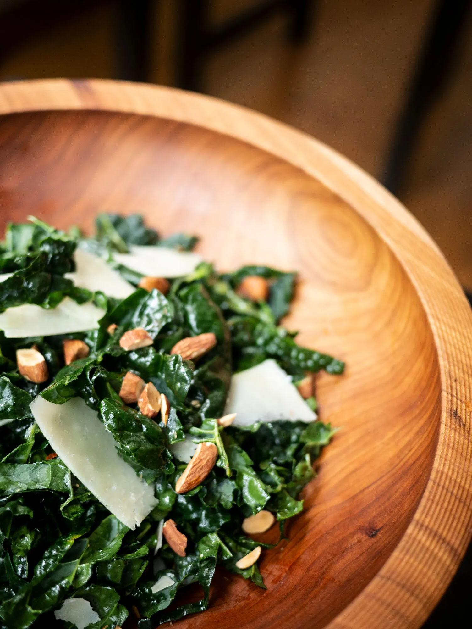 Hearty Kale Salad with Dijon Vinaigrette