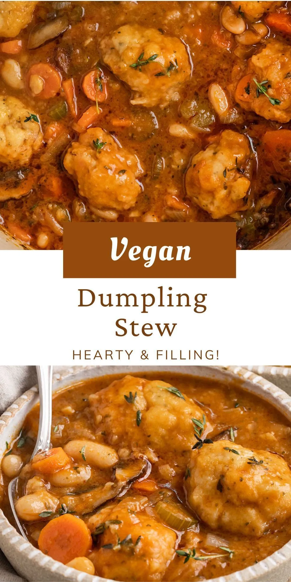 Hearty Vegan Stew Dumplings