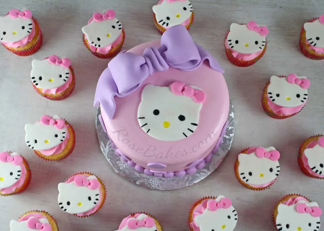 Hello Kitty Cake Cupcakes Candy Apples