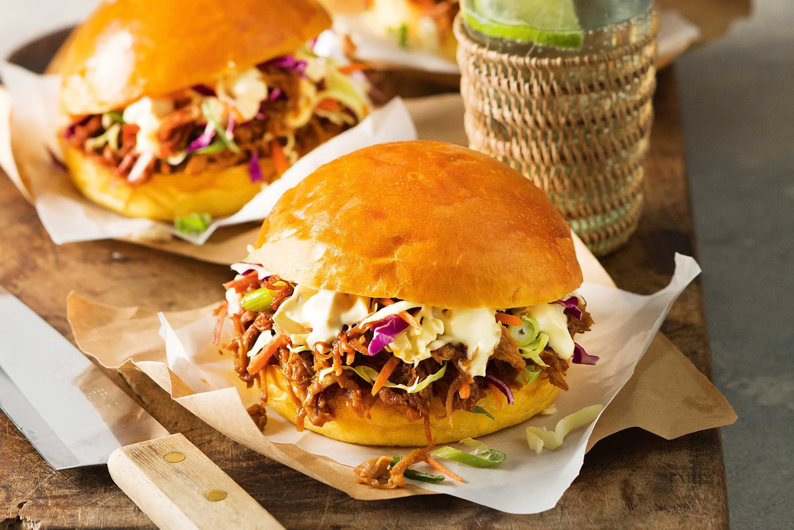 Hoisin Pulled Pork Sliders