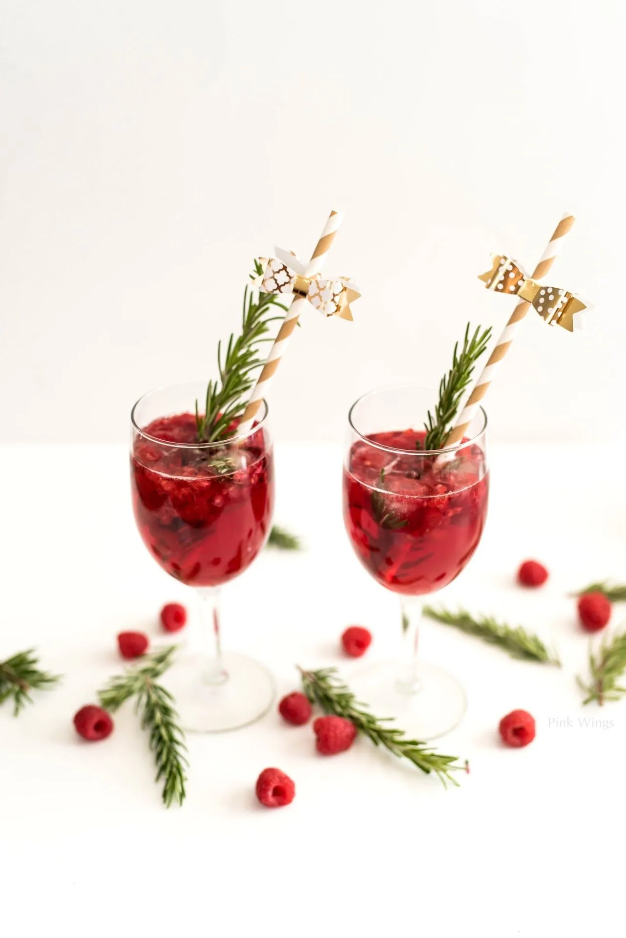 Holiday Raspberry Cranberry Spritzer
