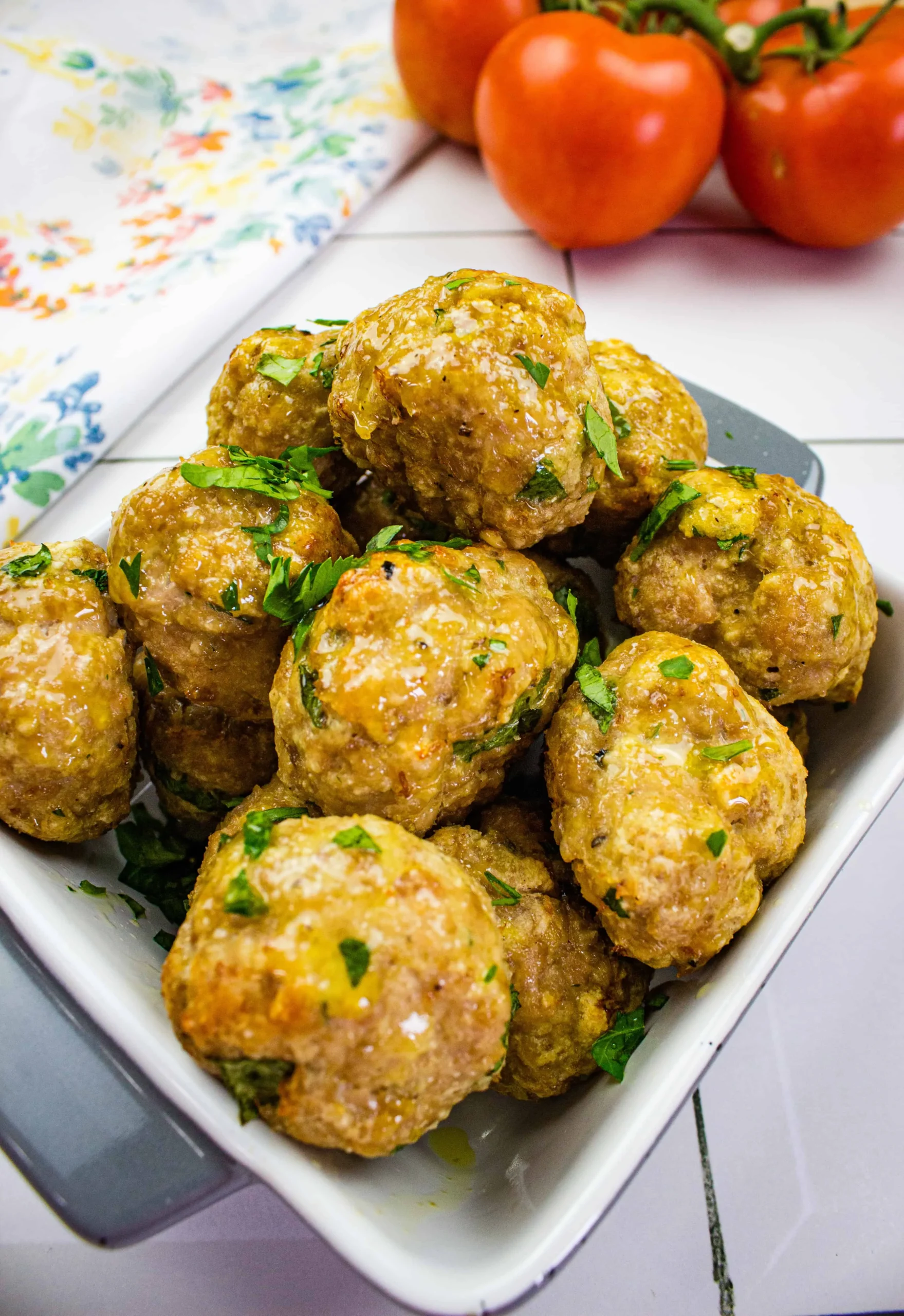 Homemade Air Fryer Turkey Meatballs