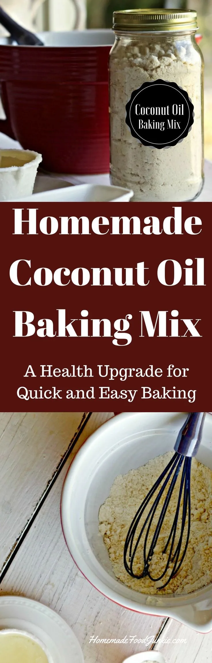 Homemade Coconut Oil Baking Mix