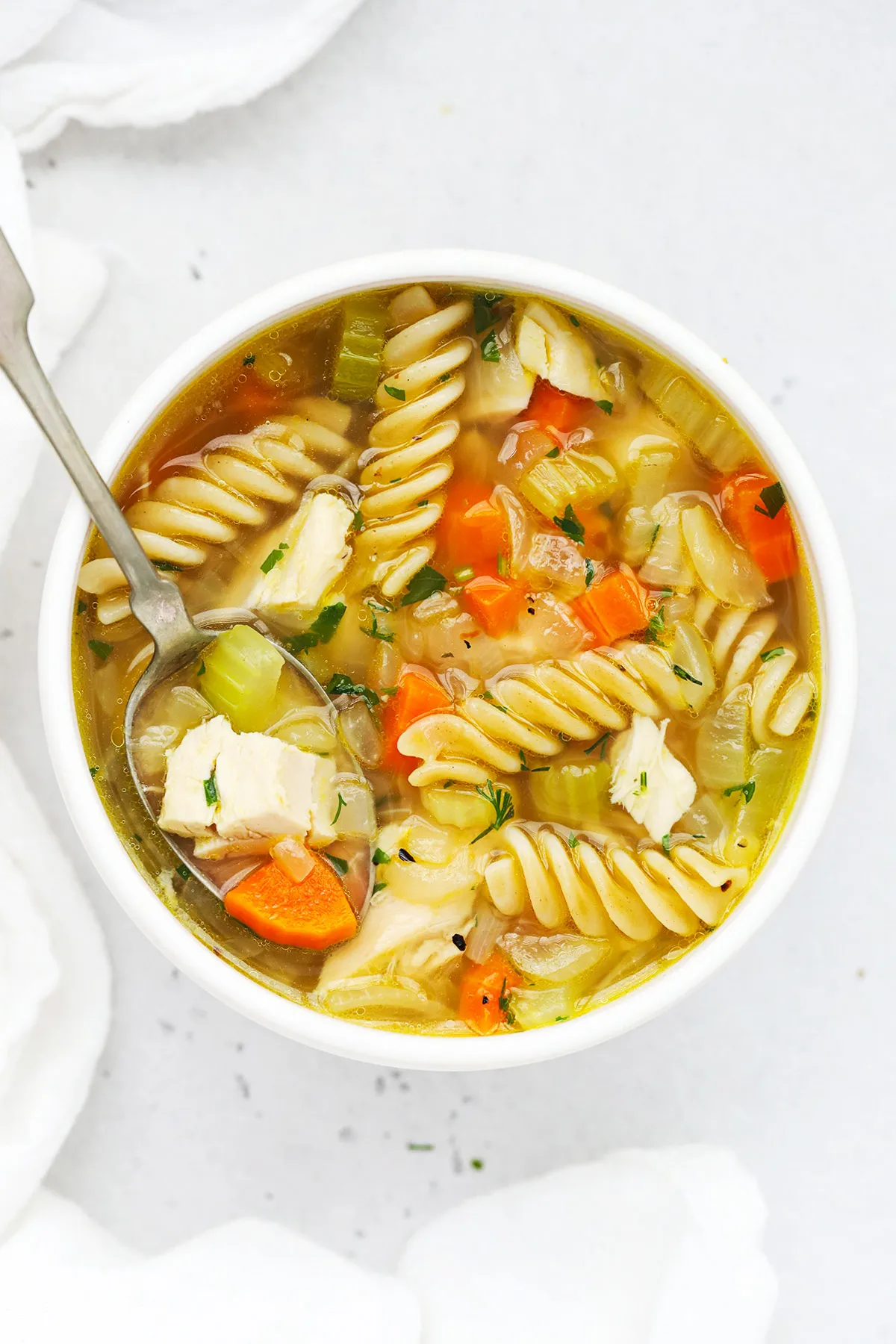 Homemade Gluten Free Chicken Noodle Soup