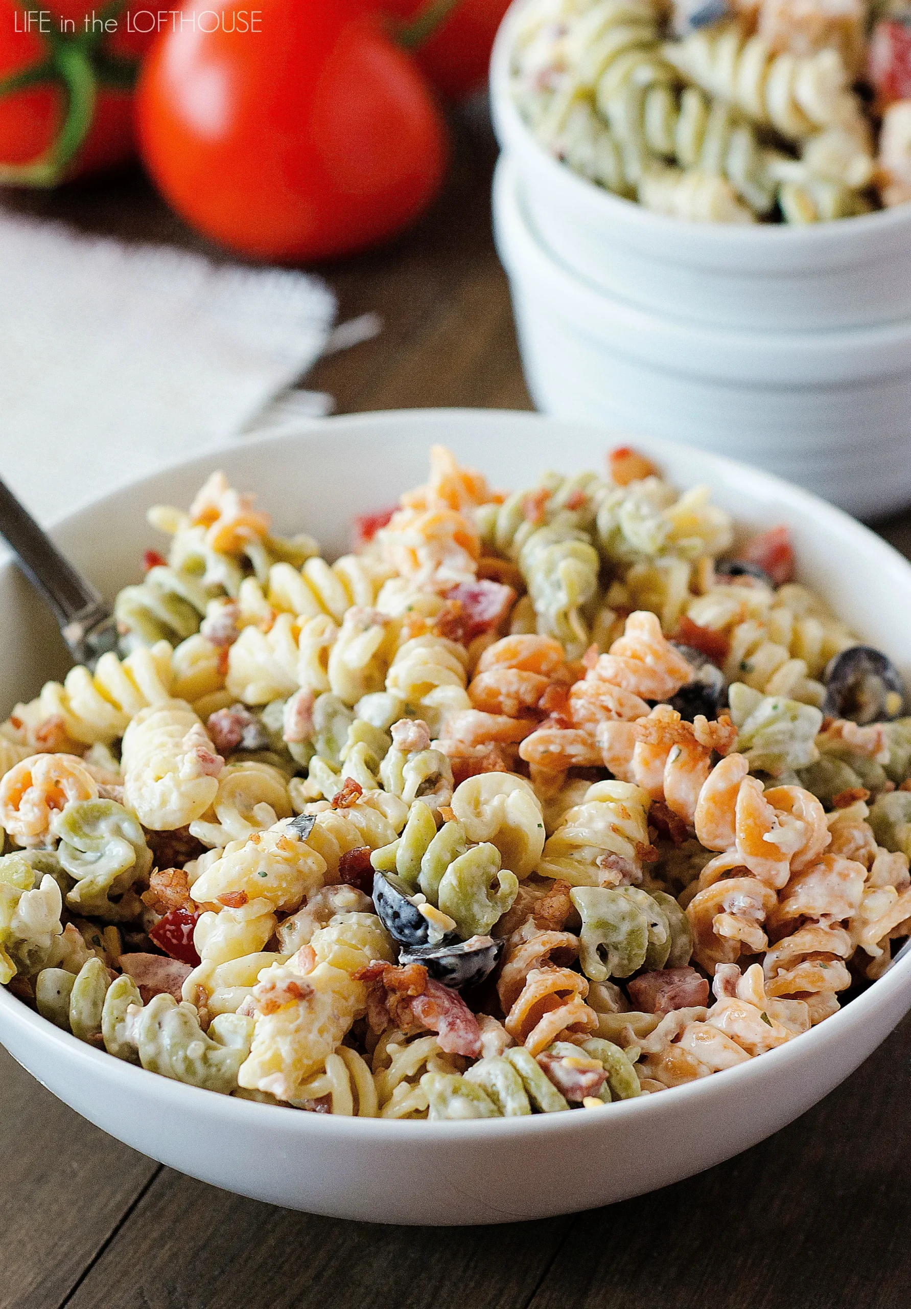 Homemade Ranch Pasta Salad