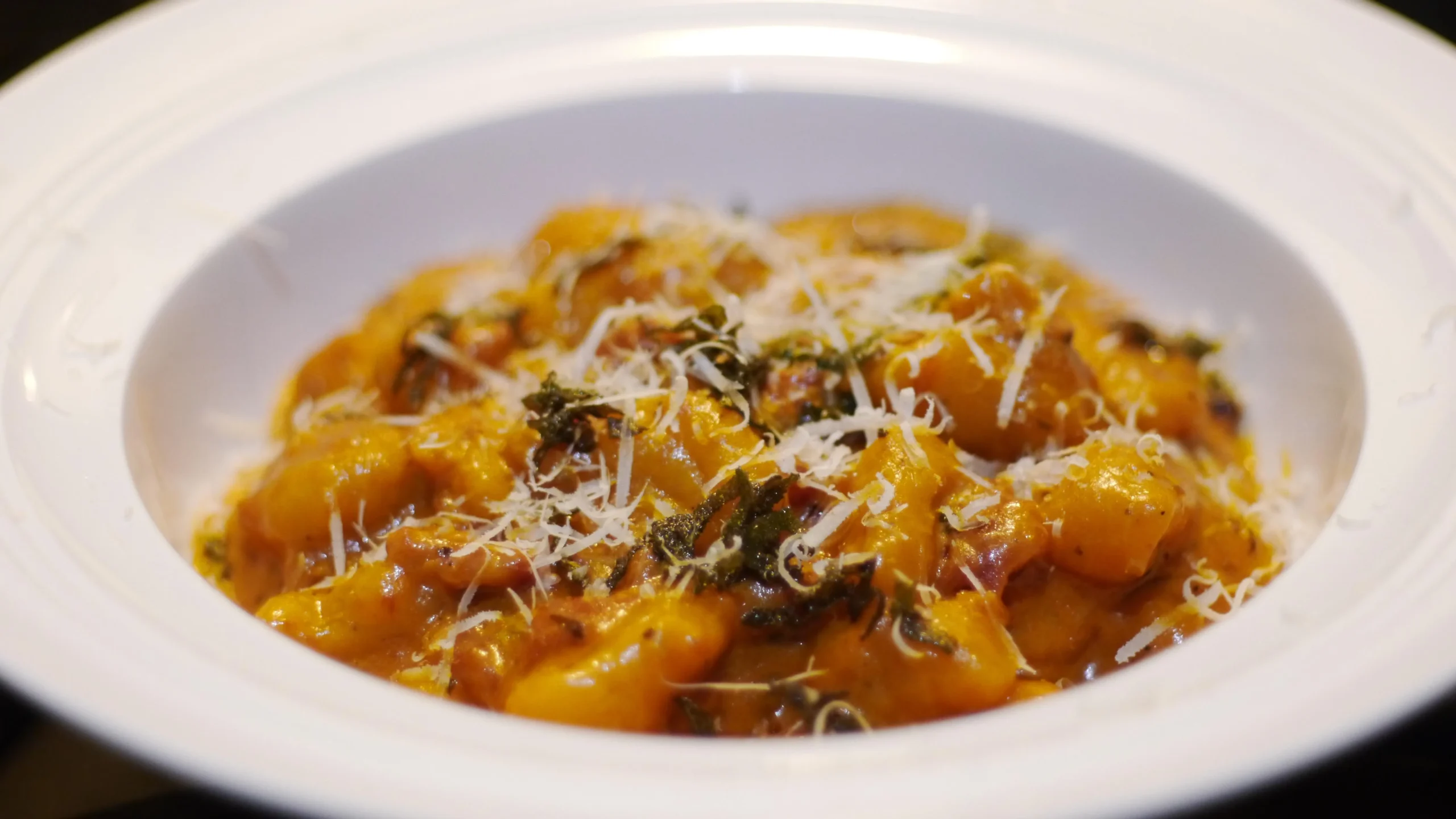 Homemade Sweet Potato Gnocchi with Creamy Sage Sauce